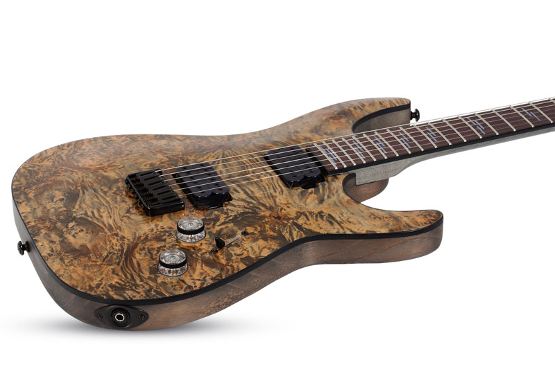 Schecter Electric Guitar Omen Elite-6 - Charcoal