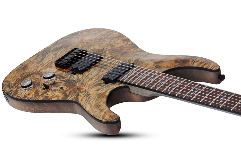 Schecter Electric Guitar Omen Elite-6 - Charcoal