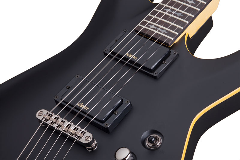 Schecter Electric Guitar Demon 6 - Aged Black Satin
