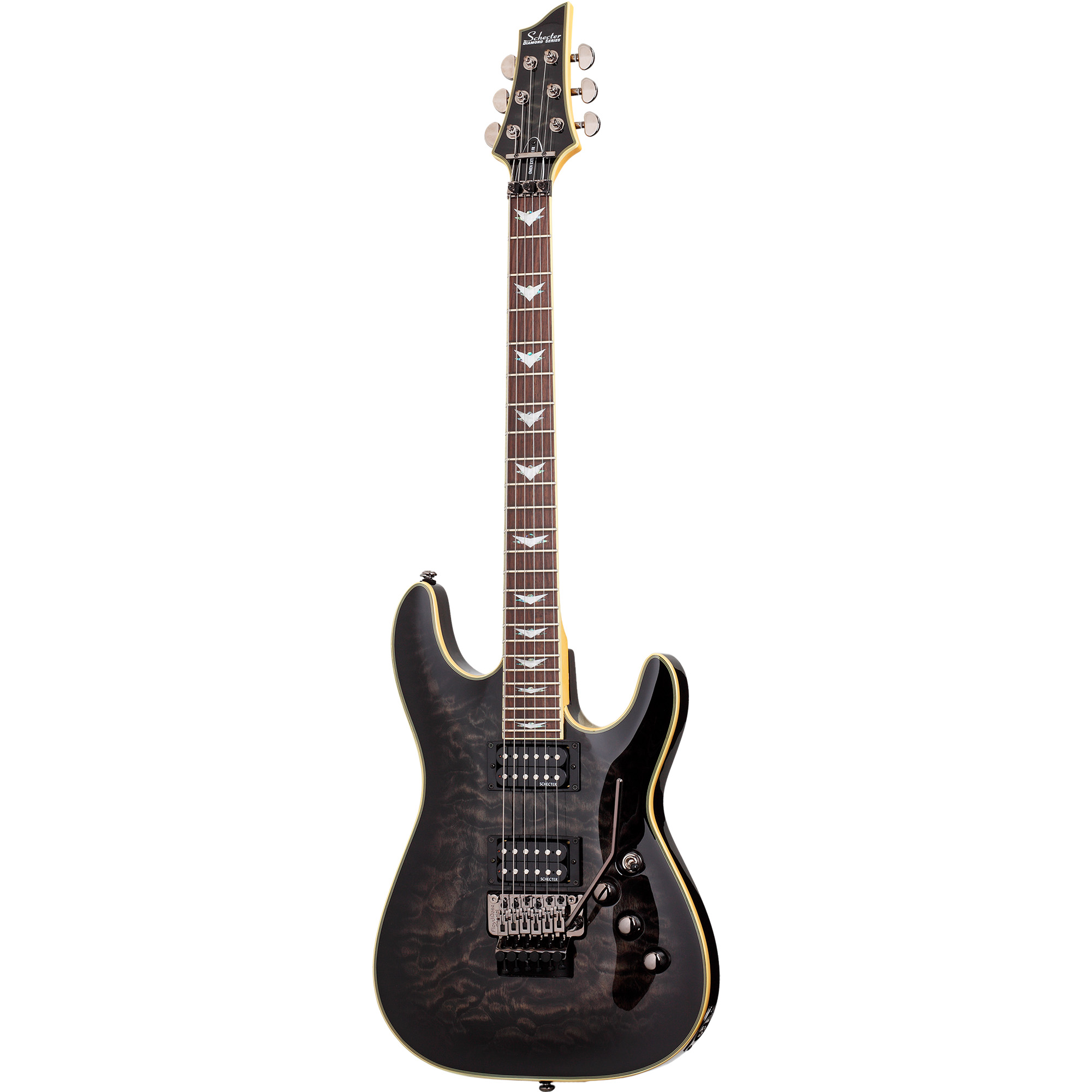 Schecter Electric Guitar Omen Extreme-FR - See-Thru Black (STBLK)