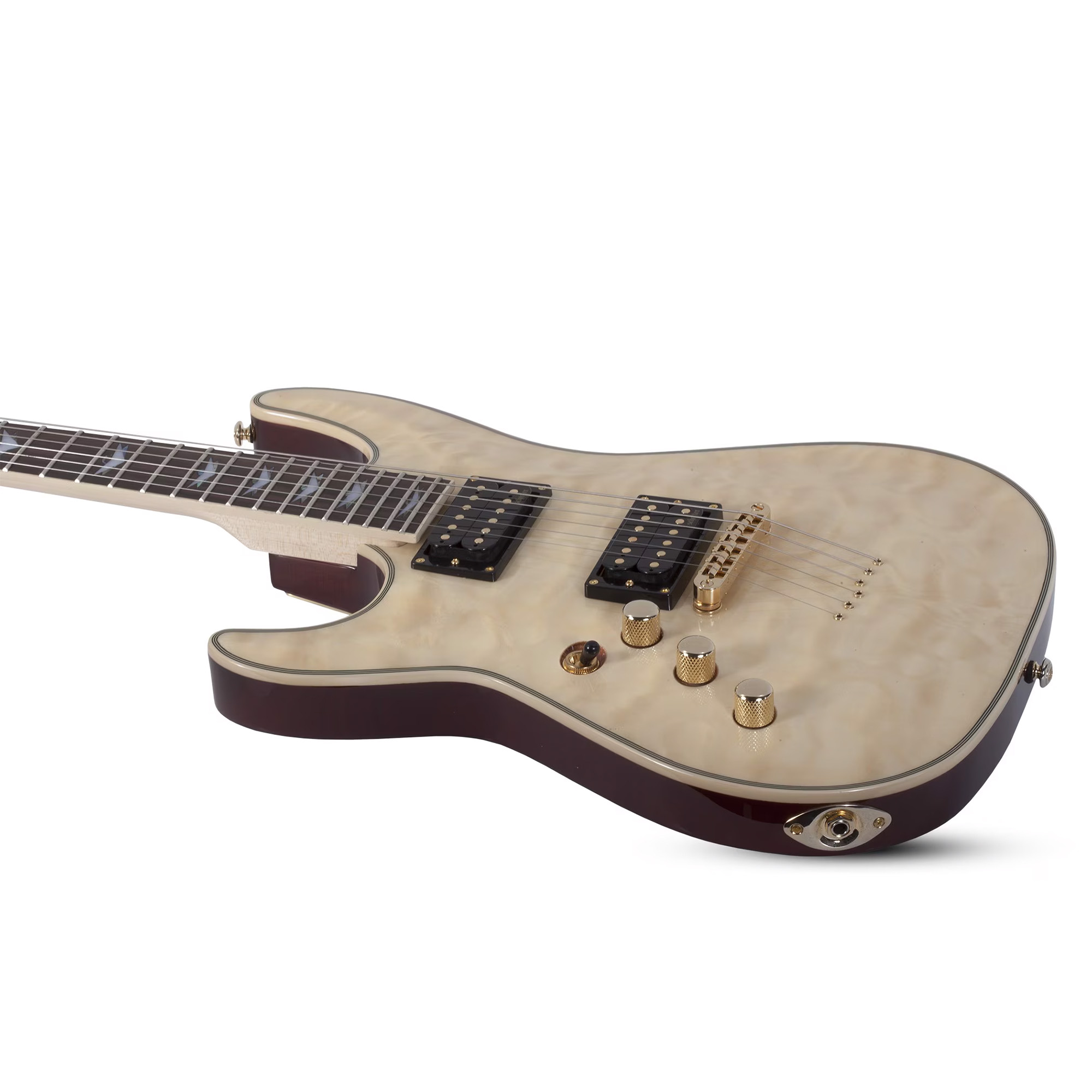 Schecter Omen Extreme 6 Left Handed Electric Guitar - Gloss Natural