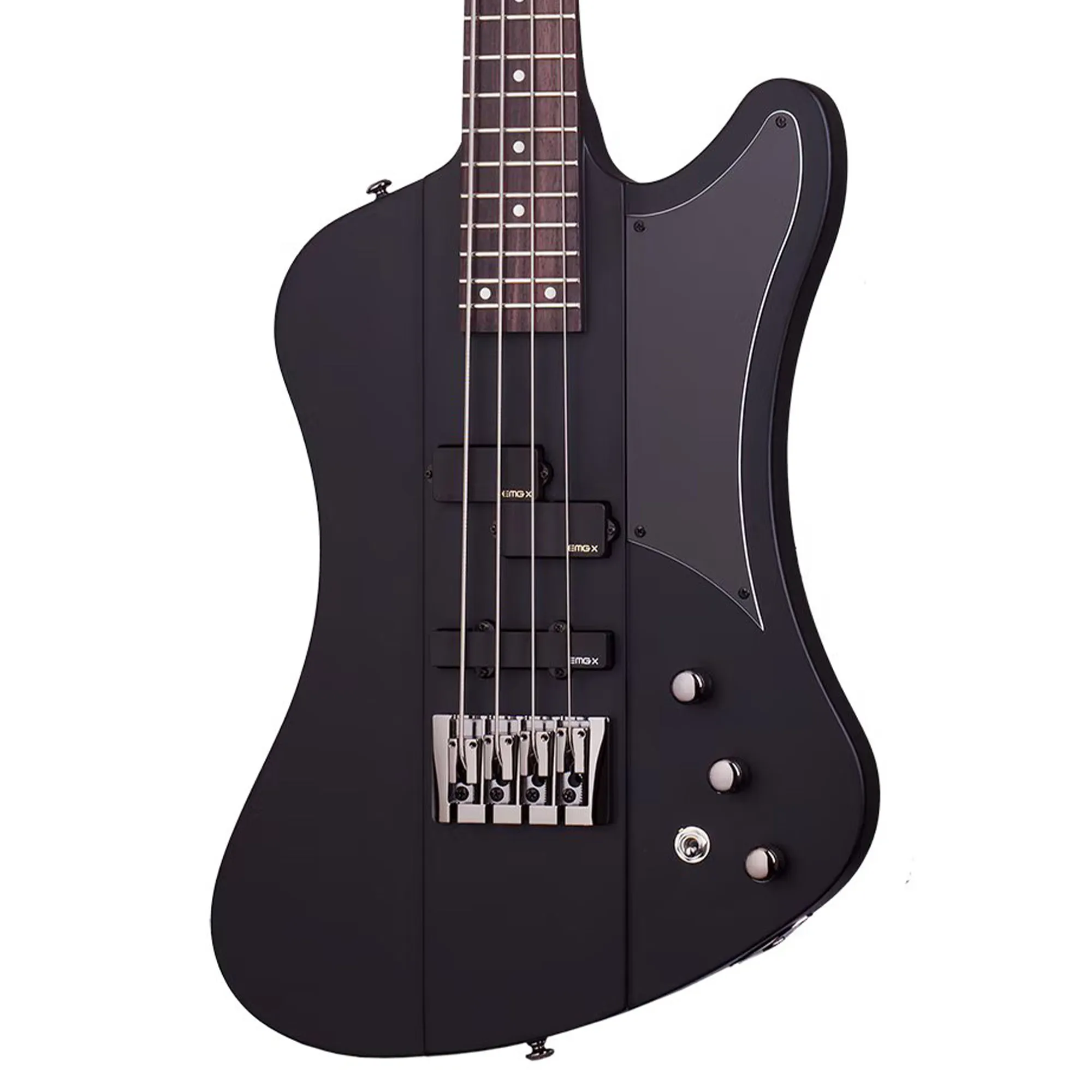 Schecter Sixx Bass Thunderbird Electric Guitar - Satin Black (PRE ORDER)