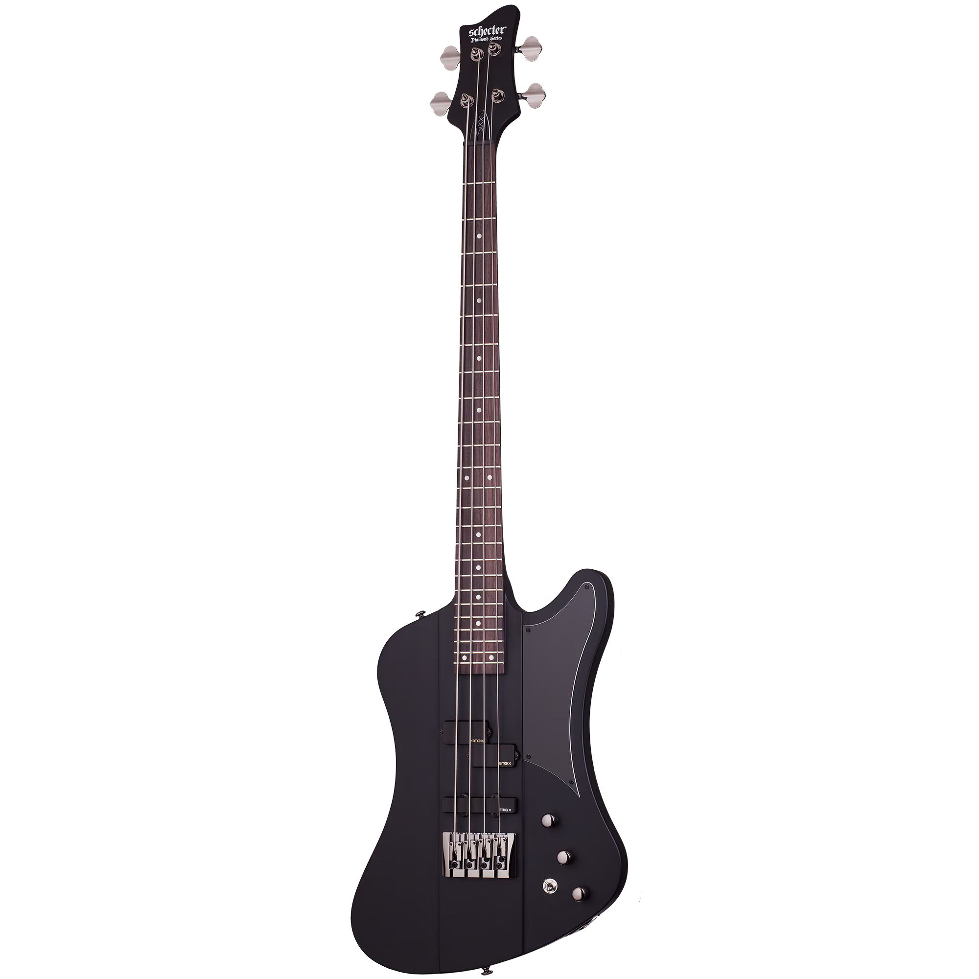 Schecter Sixx Bass Thunderbird Electric Guitar - Satin Black (PRE ORDER)