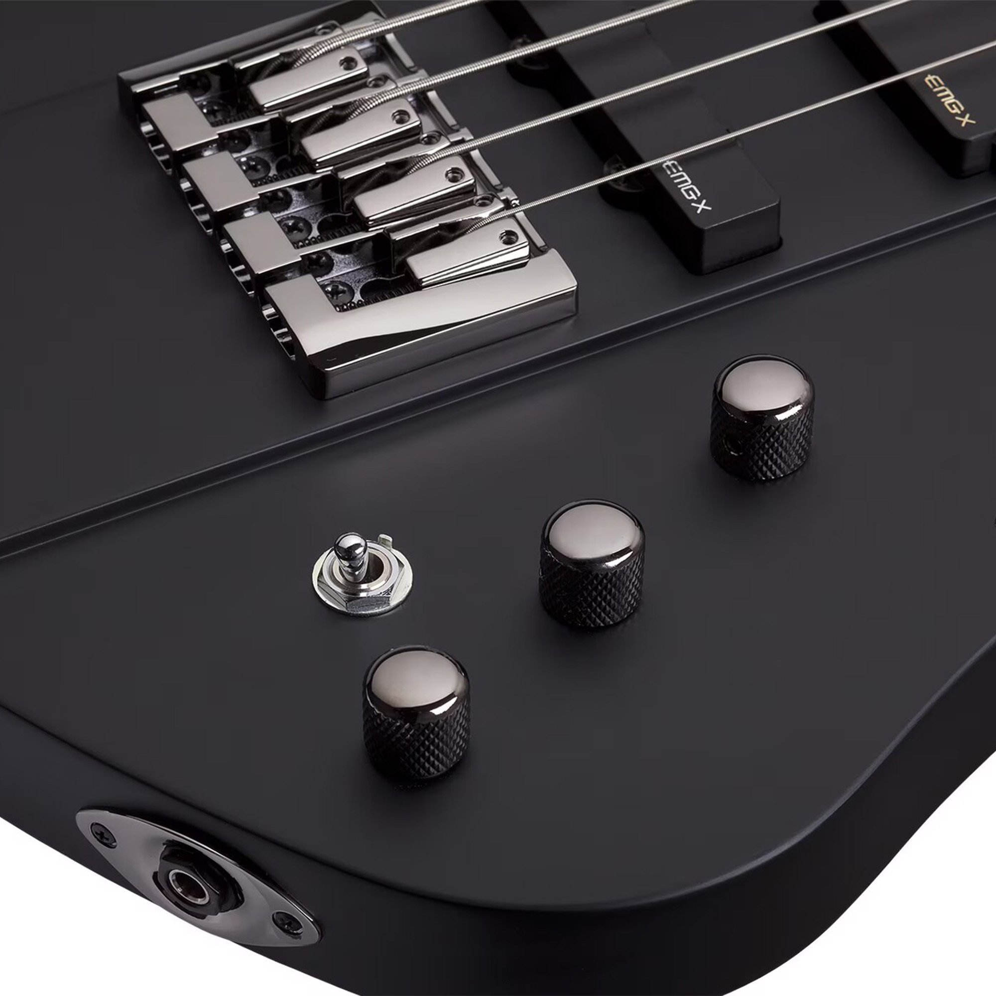 Schecter Sixx Bass Thunderbird Electric Guitar - Satin Black (PRE ORDER)