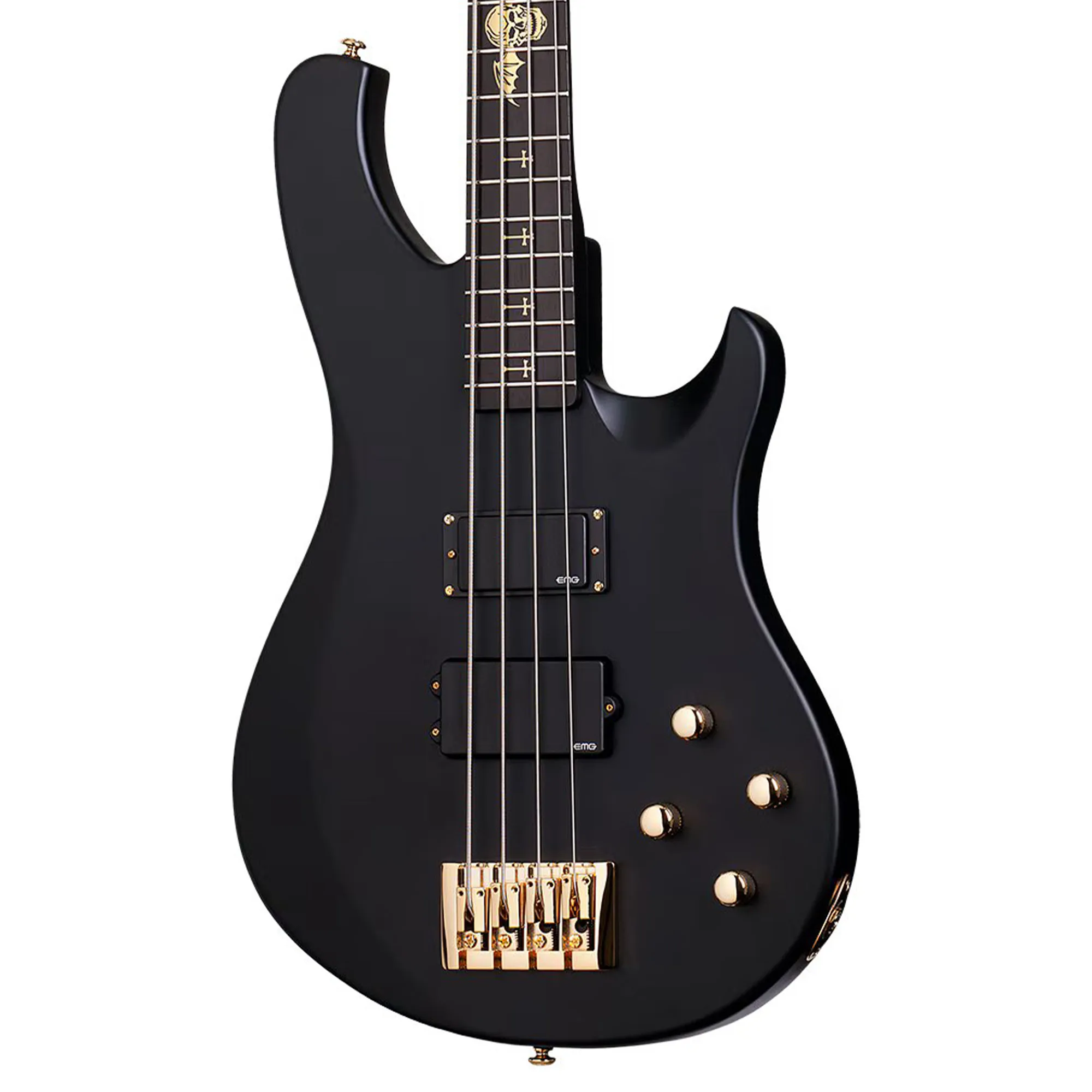 Schecter Johnny Christ Electric Bass Guitar - Satin Black (PRE ORDER)