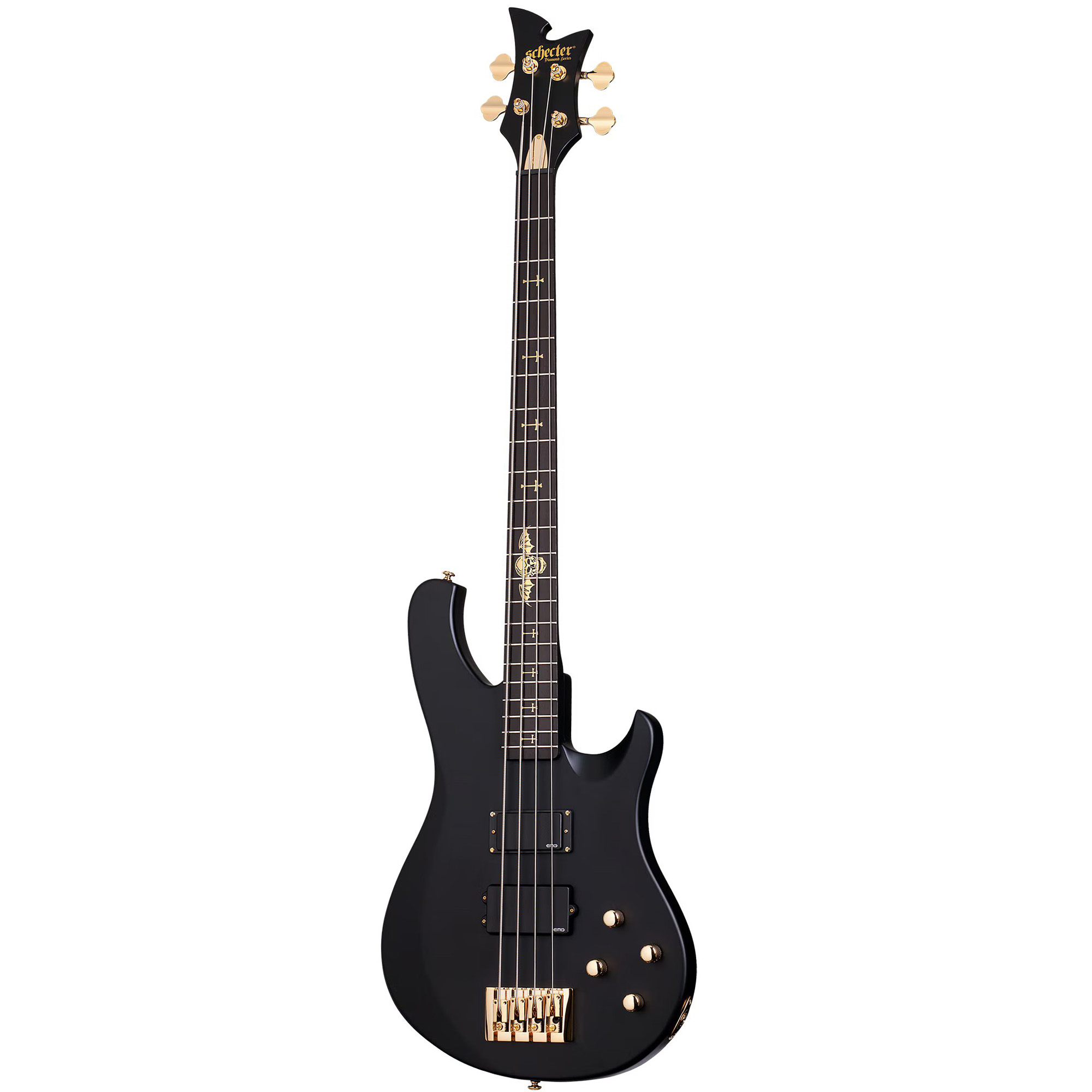 Schecter Johnny Christ Electric Bass Guitar - Satin Black (PRE ORDER)
