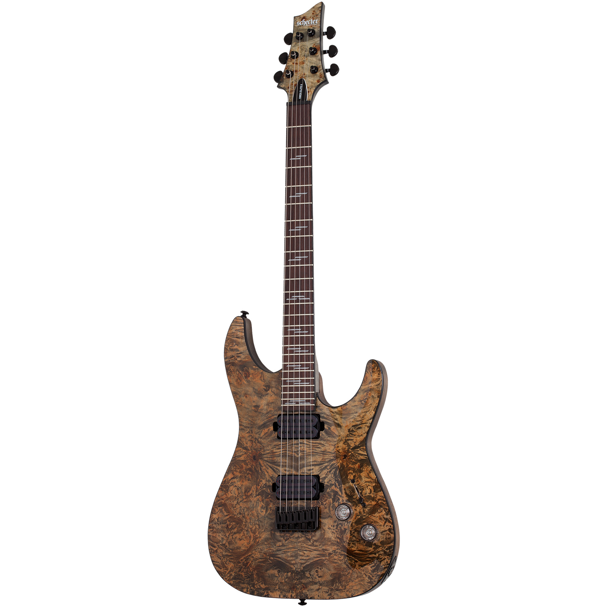 Schecter Electric Guitar Omen Elite-6 - Charcoal