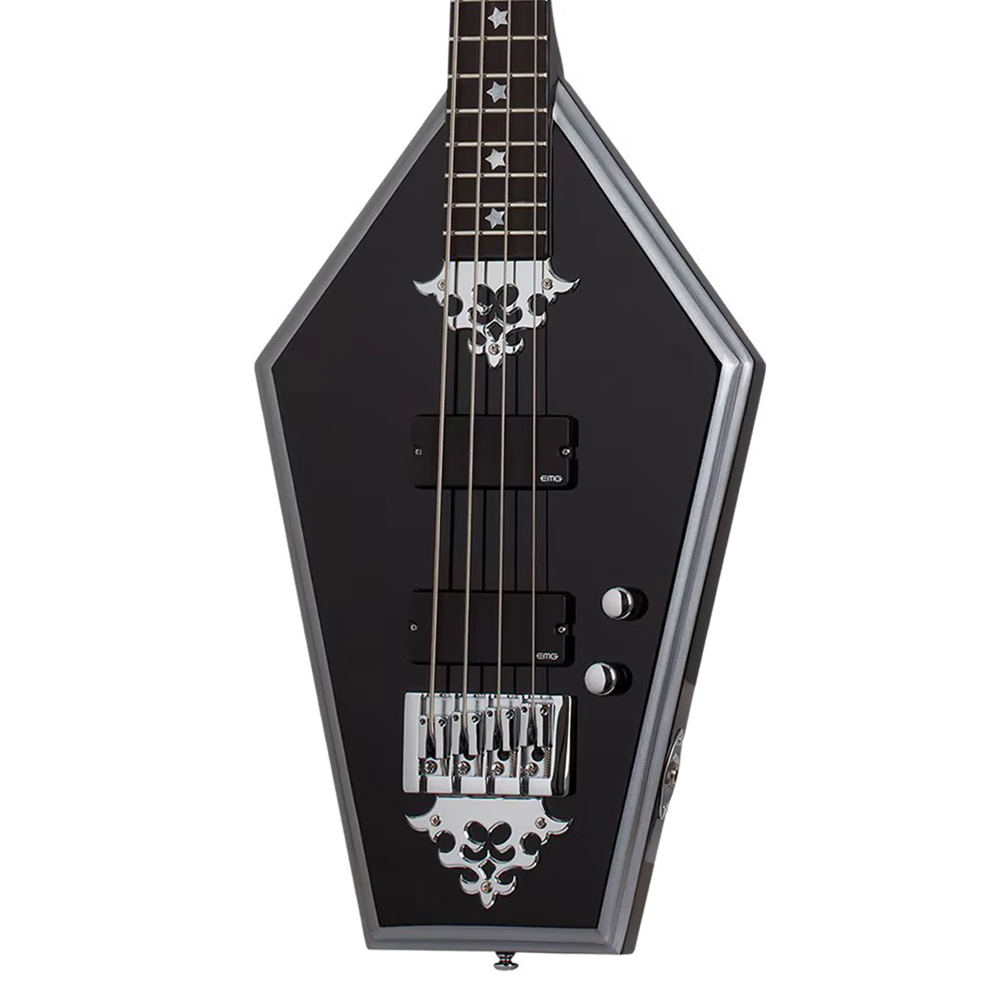 Schecter Sean Yseult Casket Electric Bass - Gloss Black (PRE ORDER)