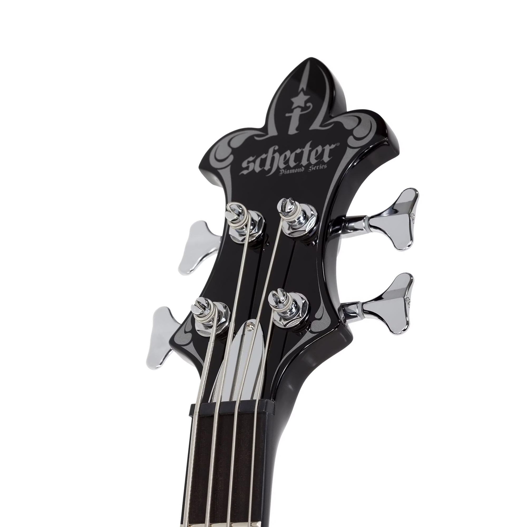 Schecter Sean Yseult Casket Electric Bass - Gloss Black (PRE ORDER)