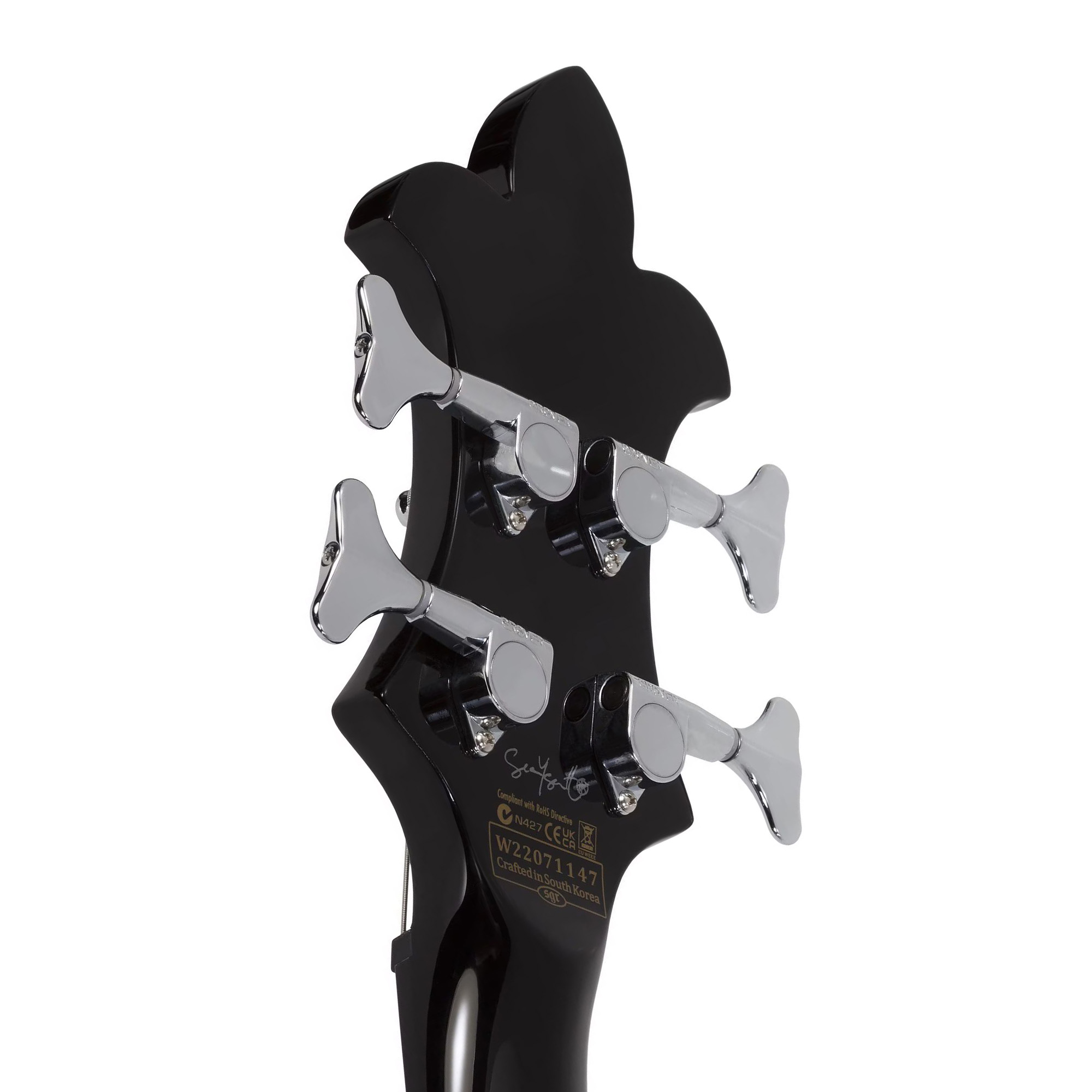 Schecter Sean Yseult Casket Electric Bass - Gloss Black (PRE ORDER)