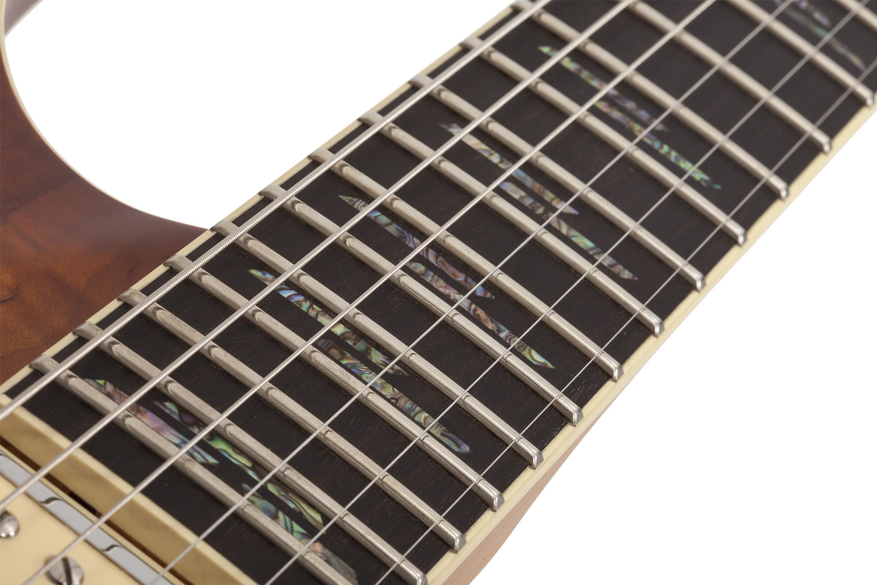 Schecter Electric Guitar C-1 Exotic Spalted Maple - Satin Natural Vintage Burst