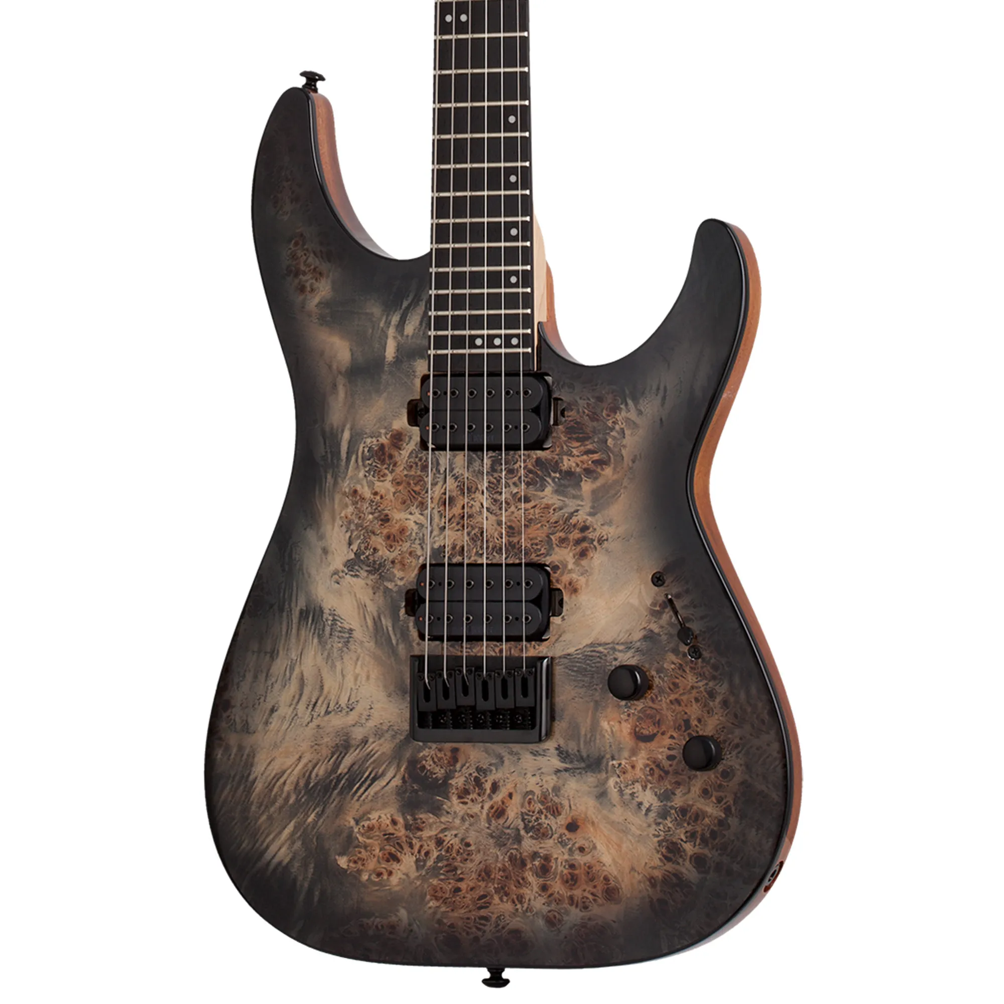 Schecter C-6 Pro Electric Guitar - Charcoal Burst