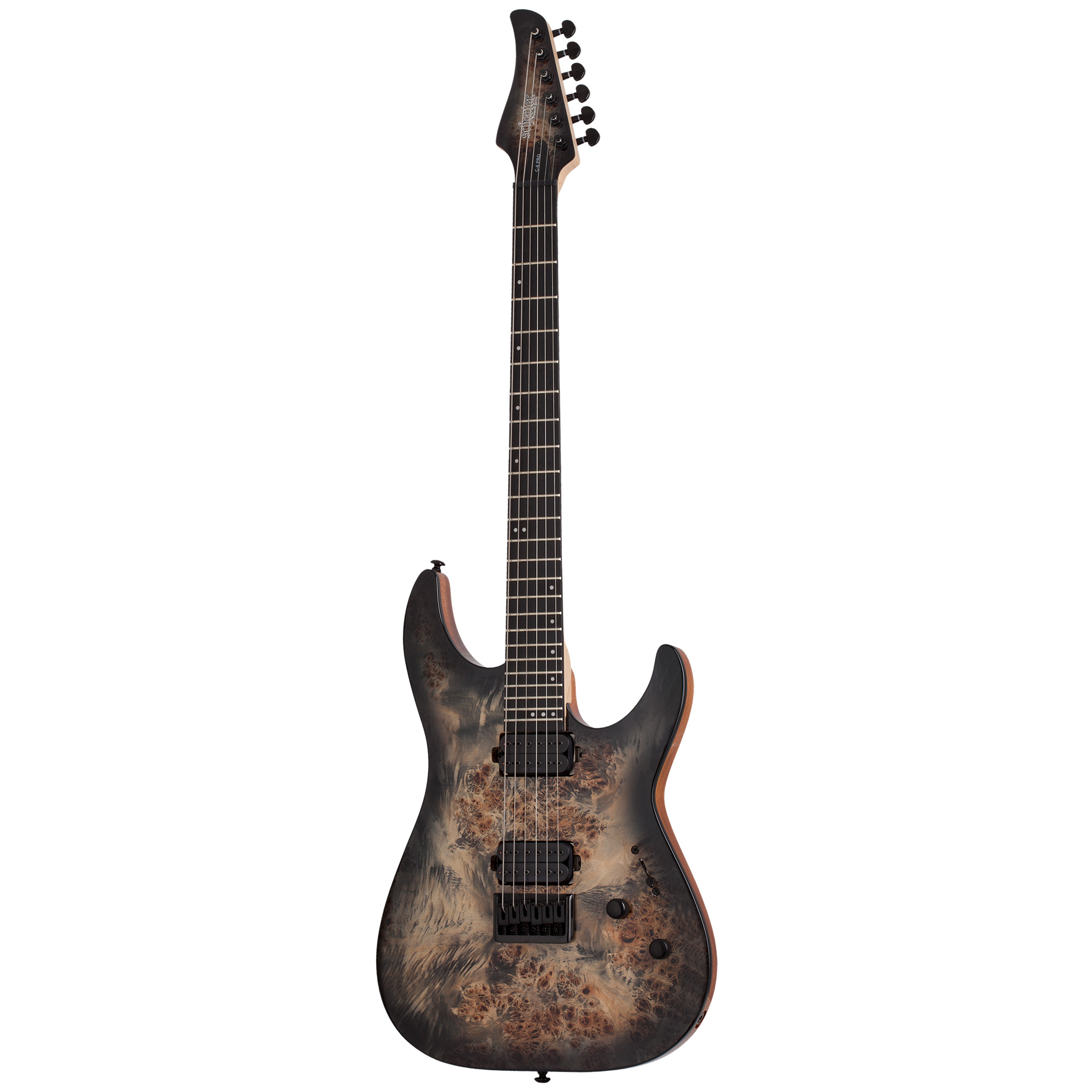 Schecter C-6 Pro Electric Guitar - Charcoal Burst