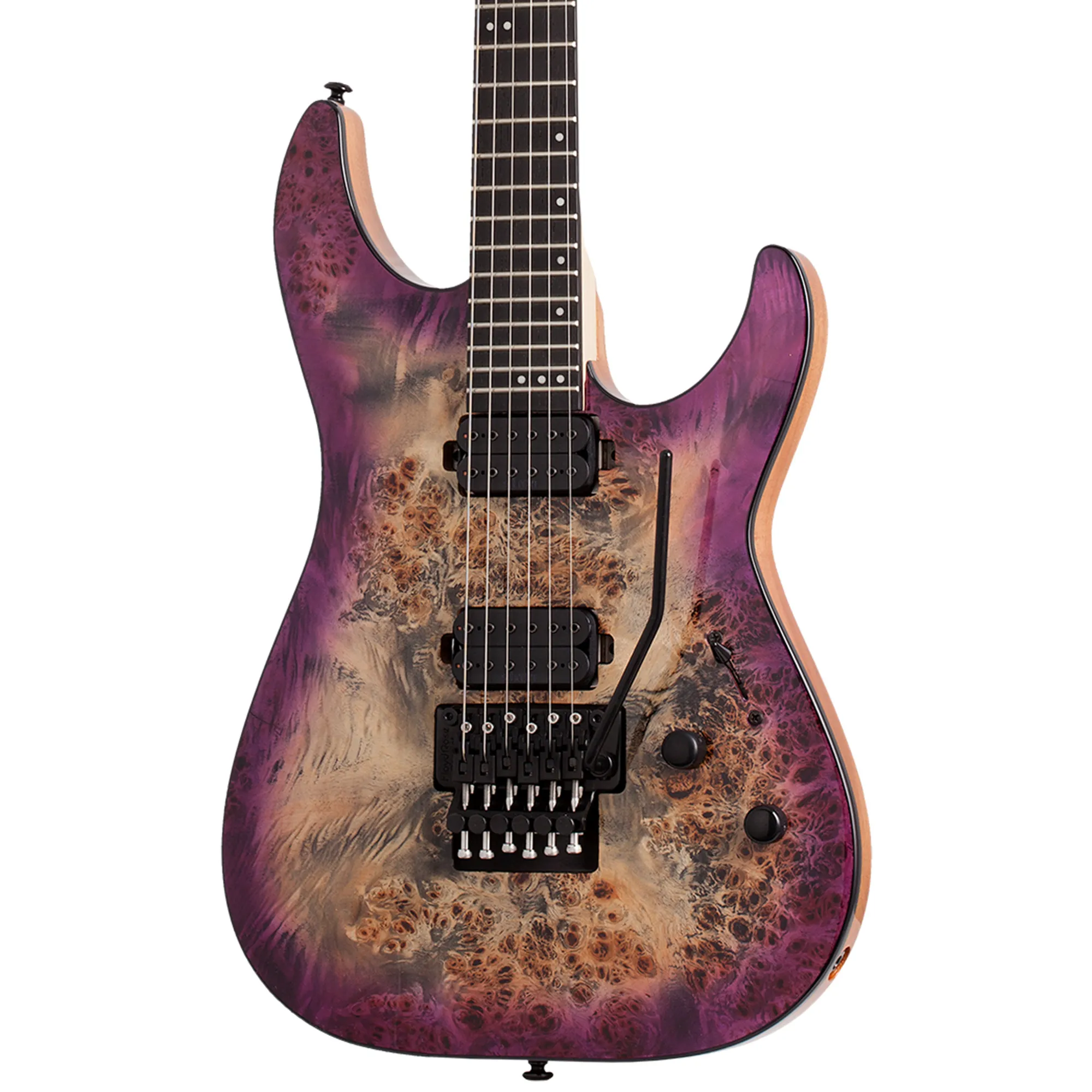 Schecter C-6 Pro FR Floyd Rose Electric Guitar - Aurora Burst