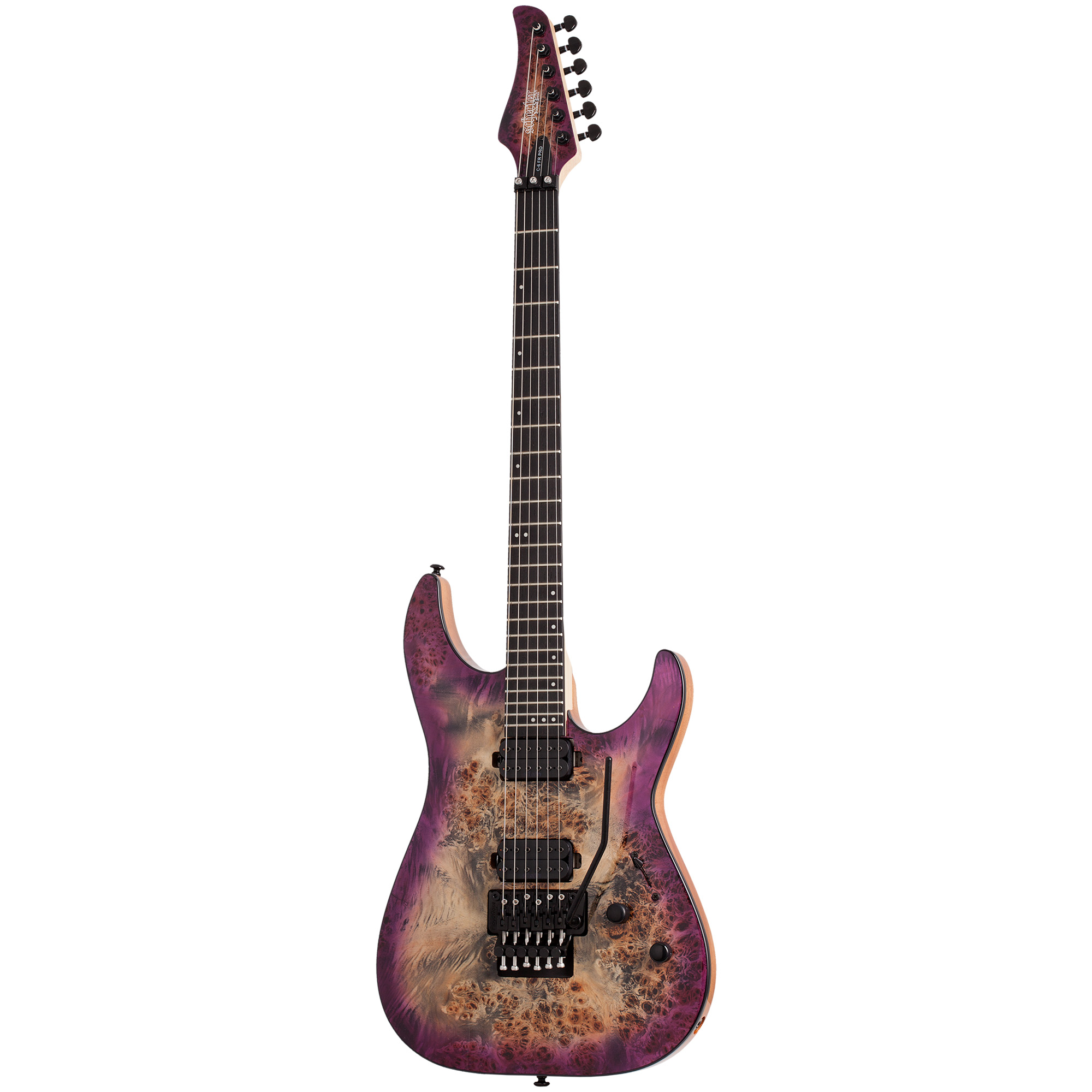 Schecter C-6 Pro FR Floyd Rose Electric Guitar - Aurora Burst