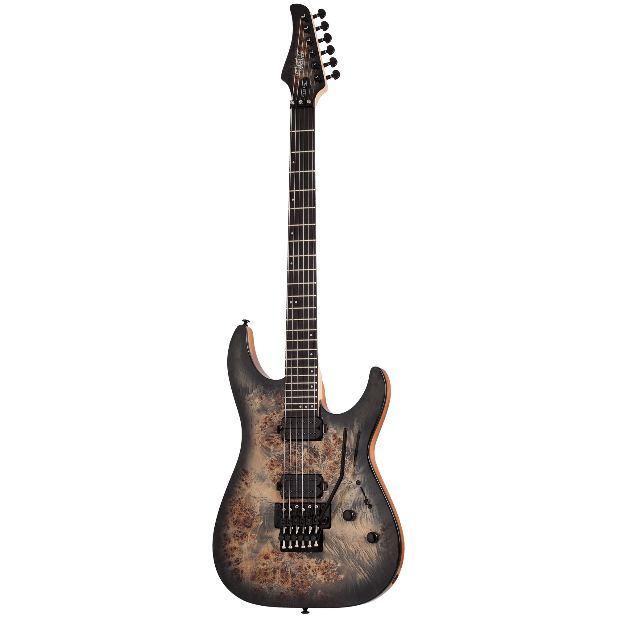 Schecter Electric Guitar C-6 Pro FR - Charcoal Burst (CB)