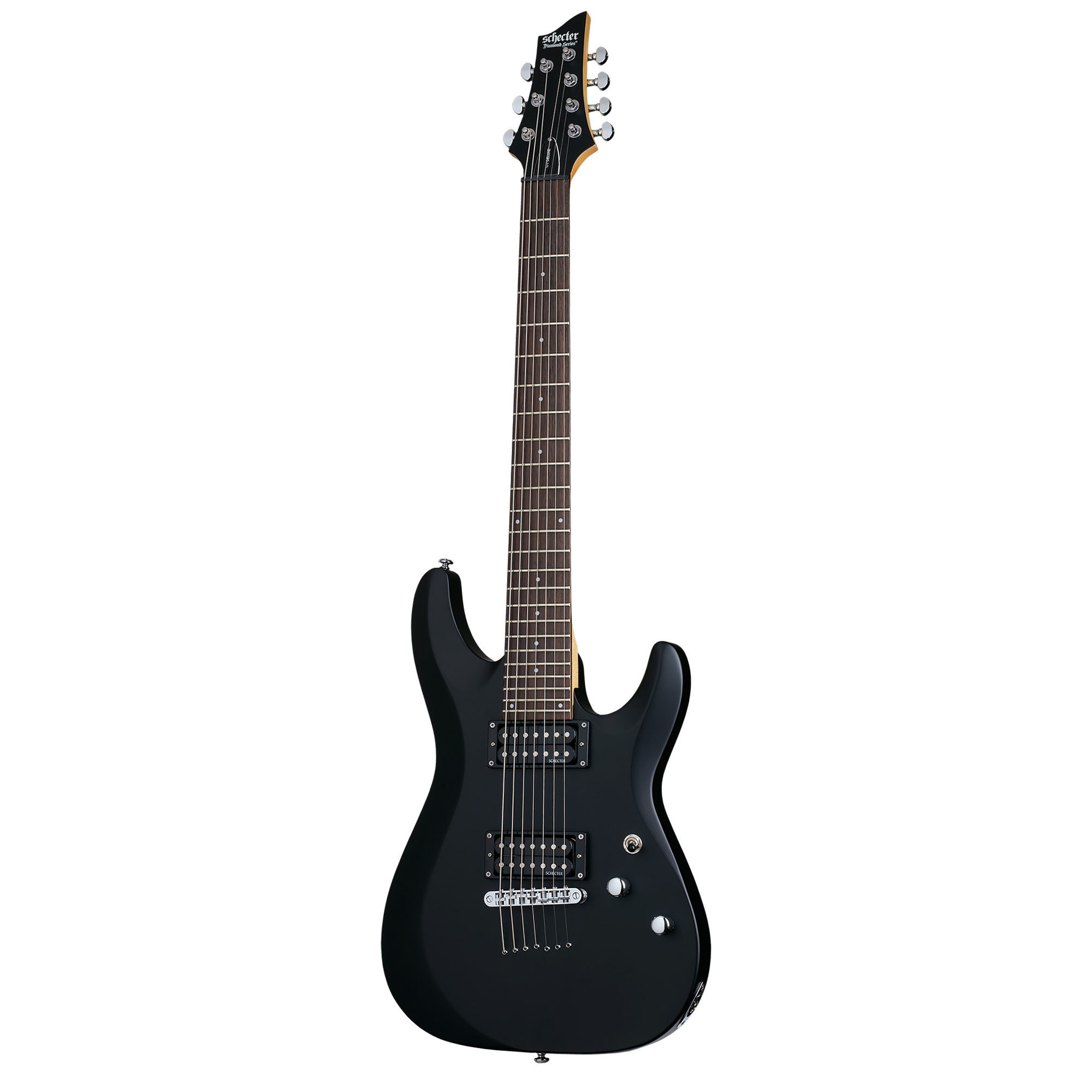 Schecter C-7 Deluxe Electric Guitar - Satin Black
