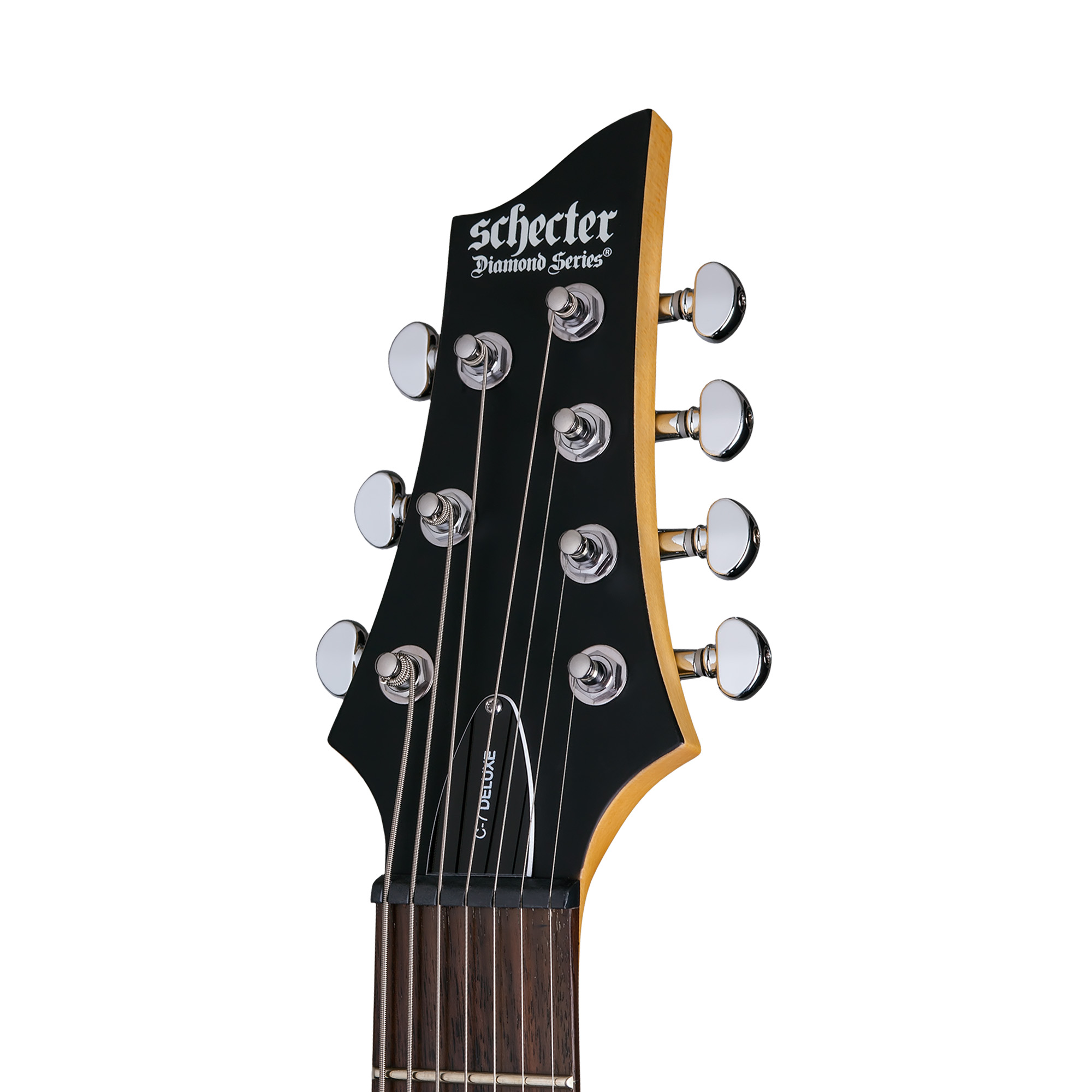 Schecter C-7 Deluxe Electric Guitar - Satin Black