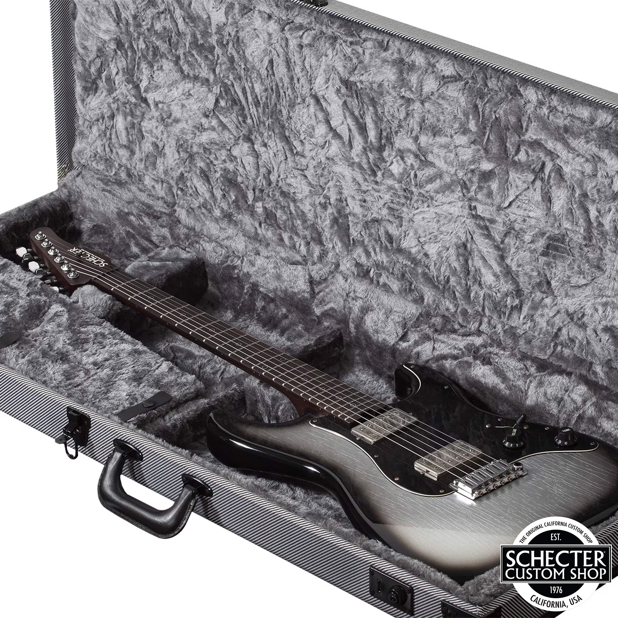 Schecter USA Custom Shop Nick Johnston Traditional HH Electric Guitar - Atomic Mercury