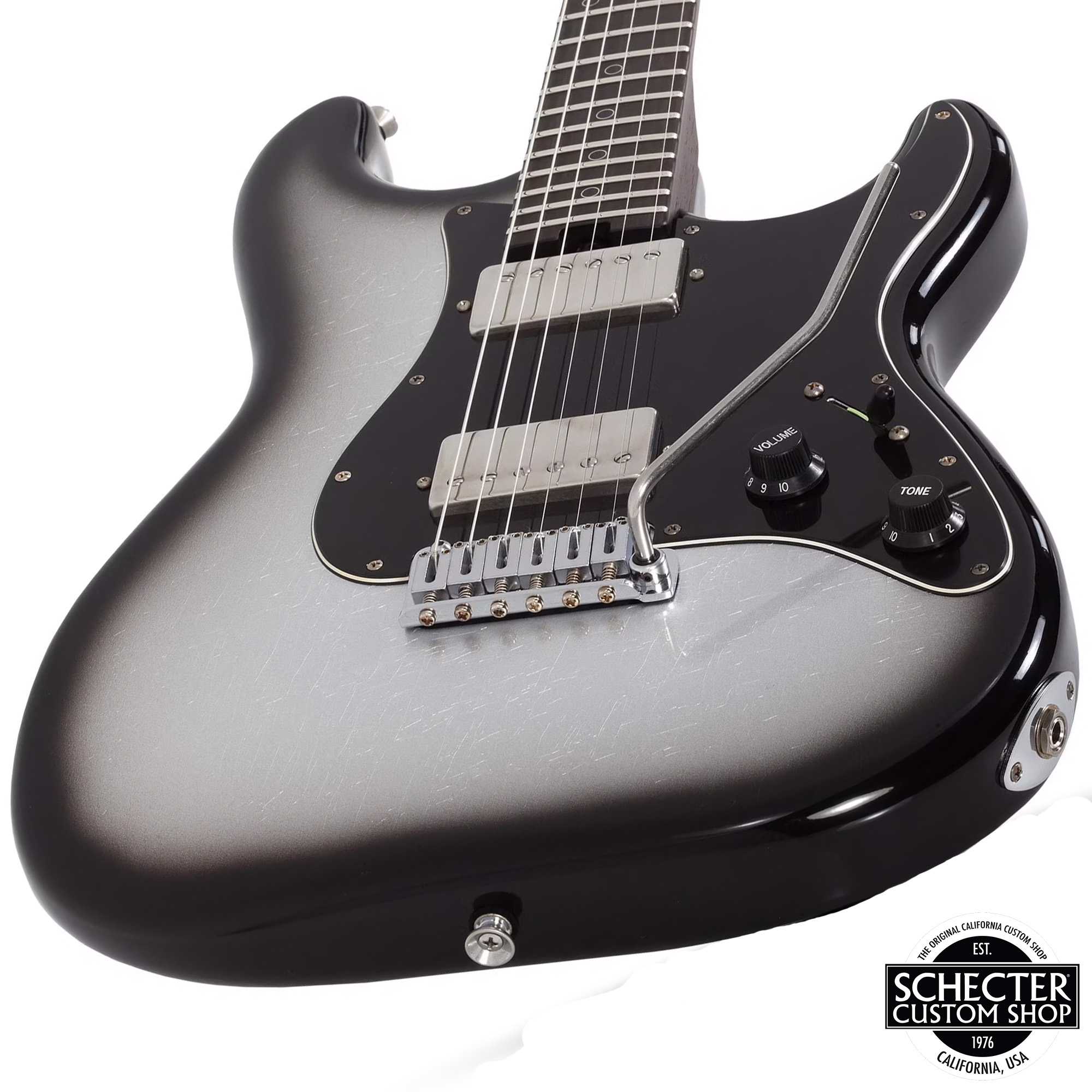 Schecter USA Custom Shop Nick Johnston Traditional HH Electric Guitar - Atomic Mercury