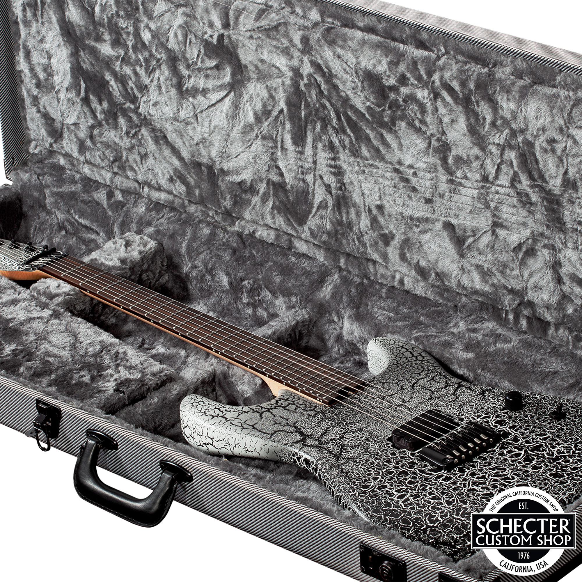 Schecter USA Custom Shop Zenith John Browne Signature – Fracture White