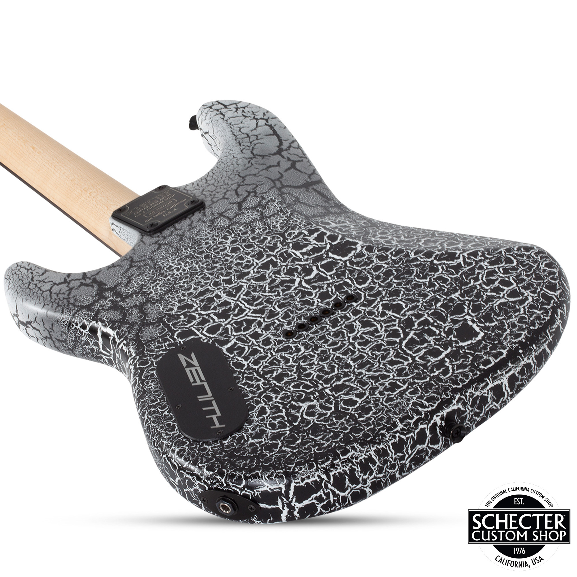 Schecter USA Custom Shop Zenith John Browne Signature – Fracture White