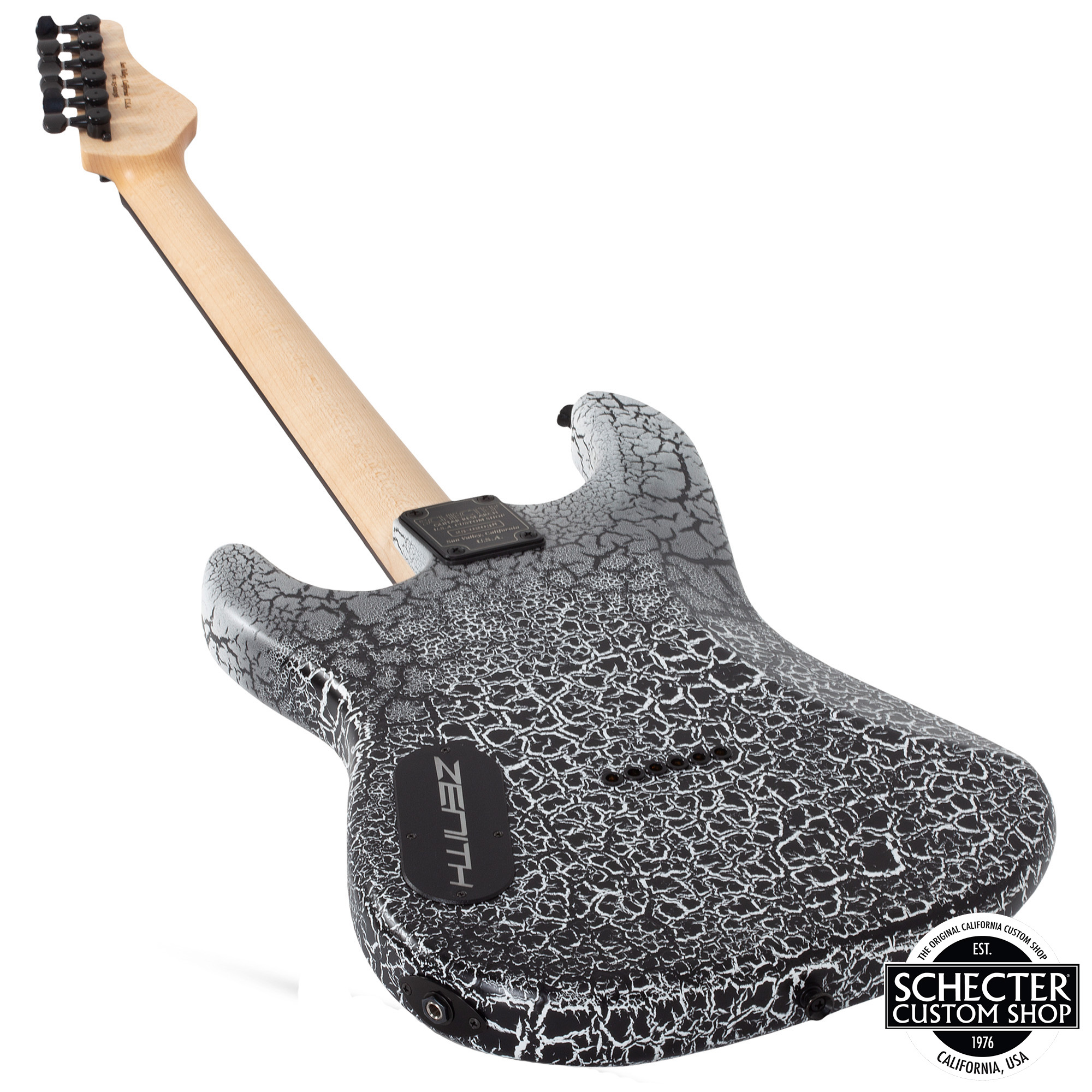 Schecter USA Custom Shop Zenith John Browne Signature – Fracture White