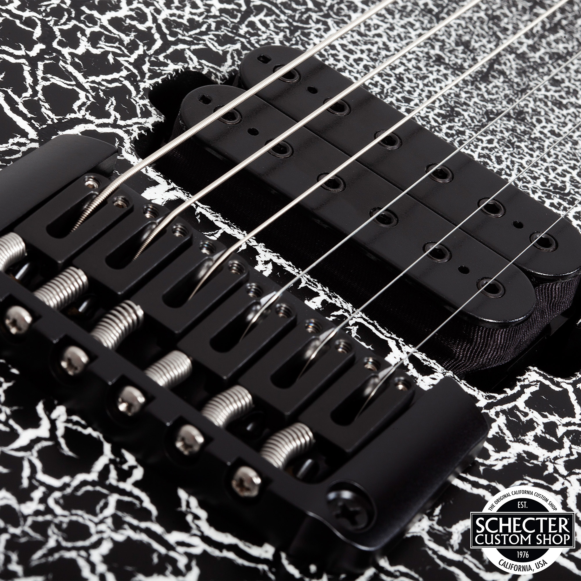 Schecter USA Custom Shop Zenith John Browne Signature – Fracture White