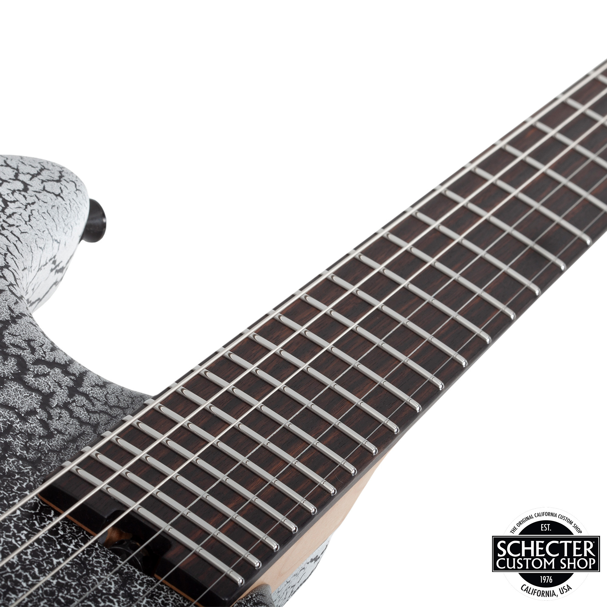 Schecter USA Custom Shop Zenith John Browne Signature – Fracture White