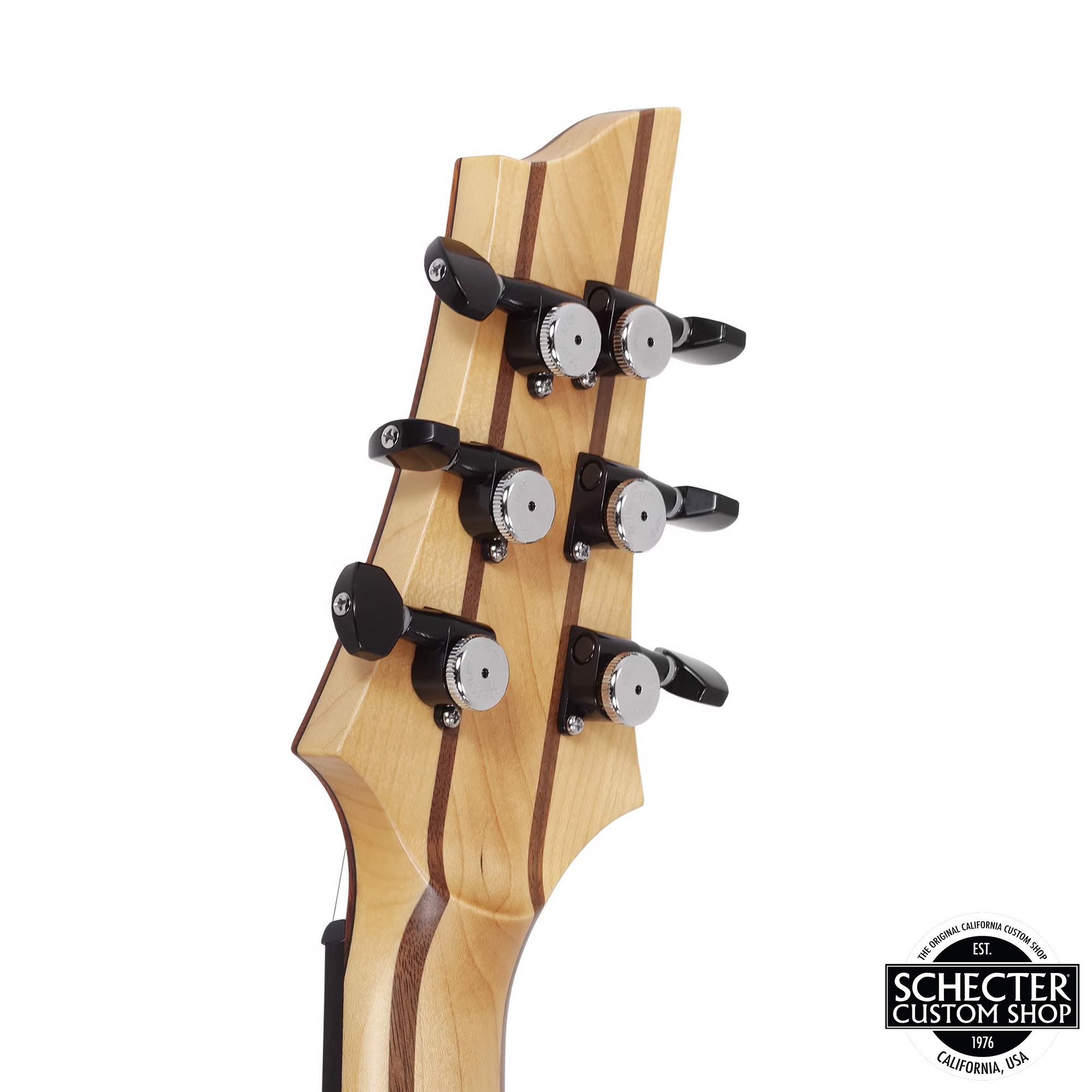 Schecter USA Custom Shop Sunset Extreme Exotic Electric Guitar - Vintage Tint Natural