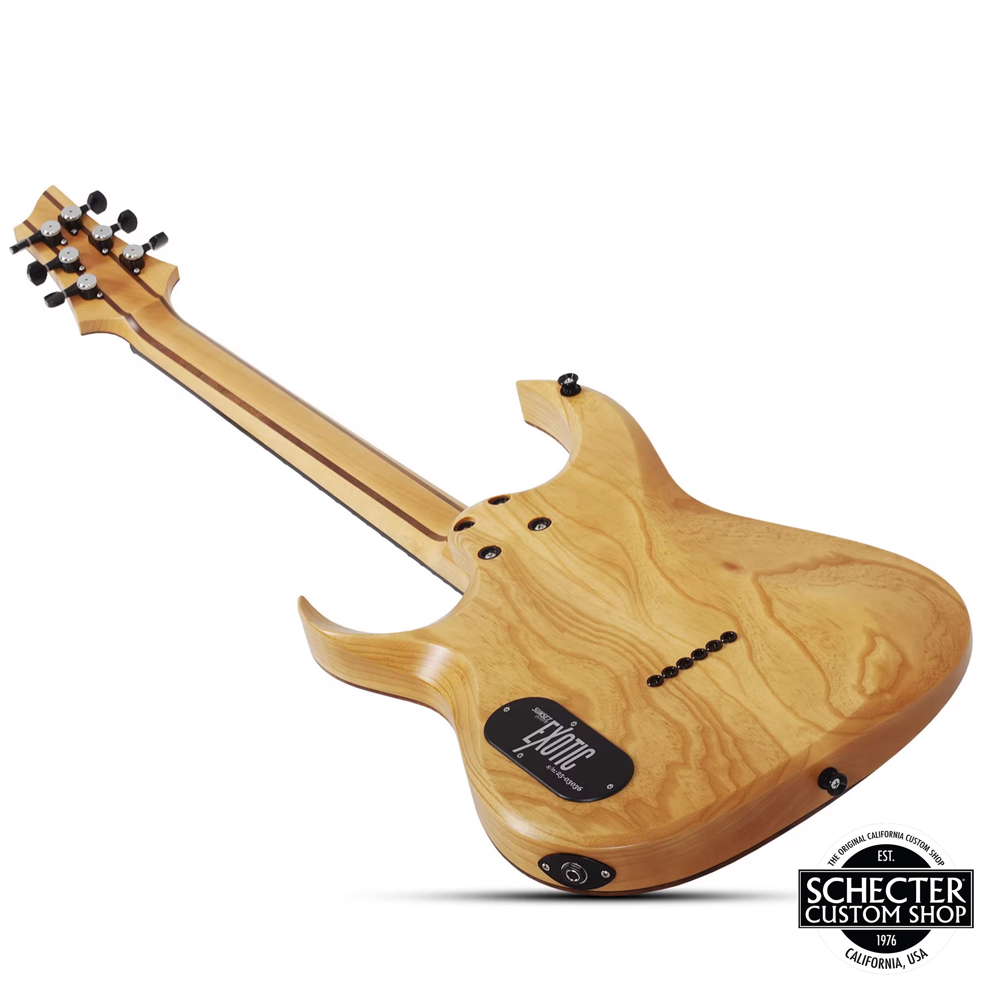 Schecter USA Custom Shop Sunset Extreme Exotic Electric Guitar - Vintage Tint Natural
