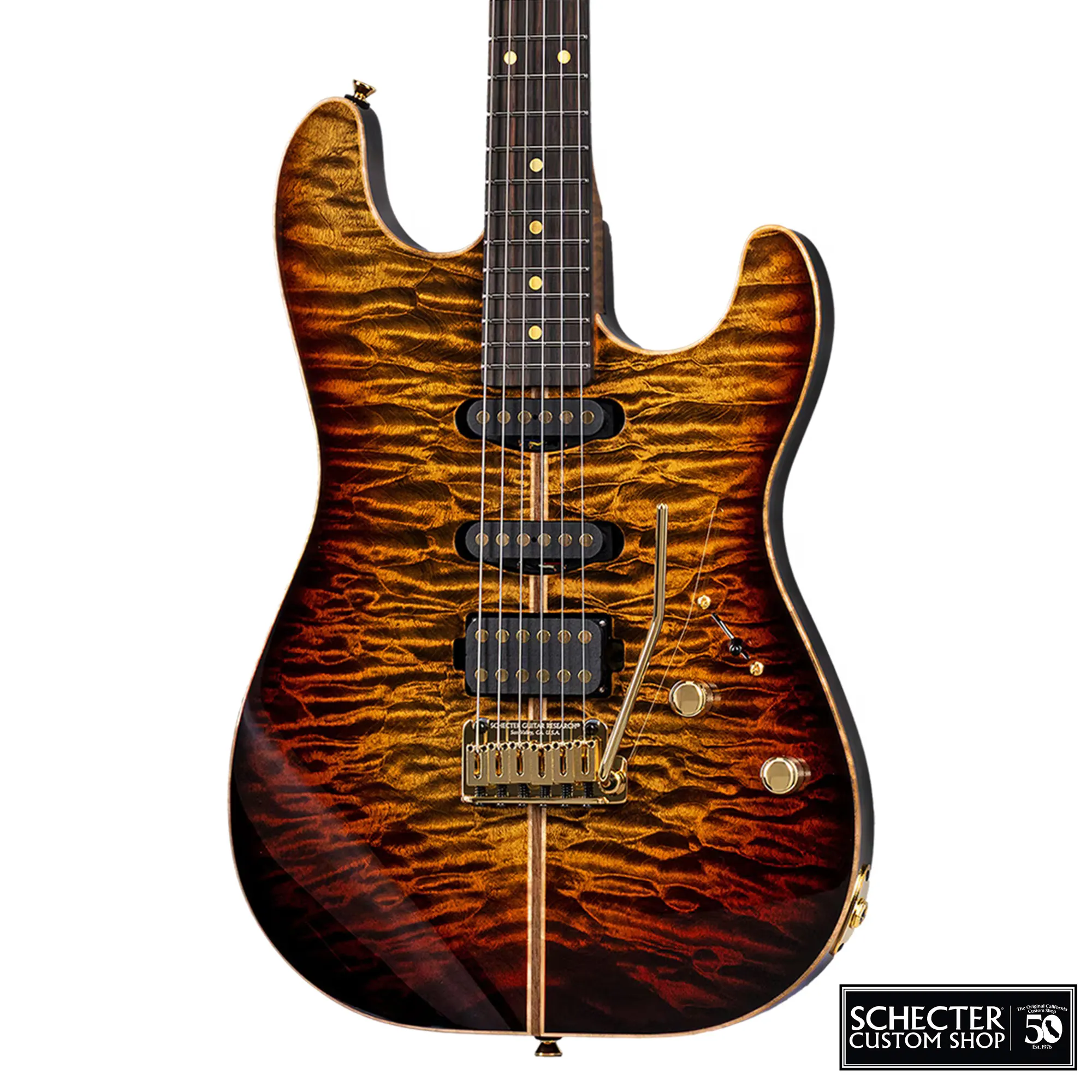 Schecter USA Custom Shop CET 50th Electric Guitar - Golden Anniversary