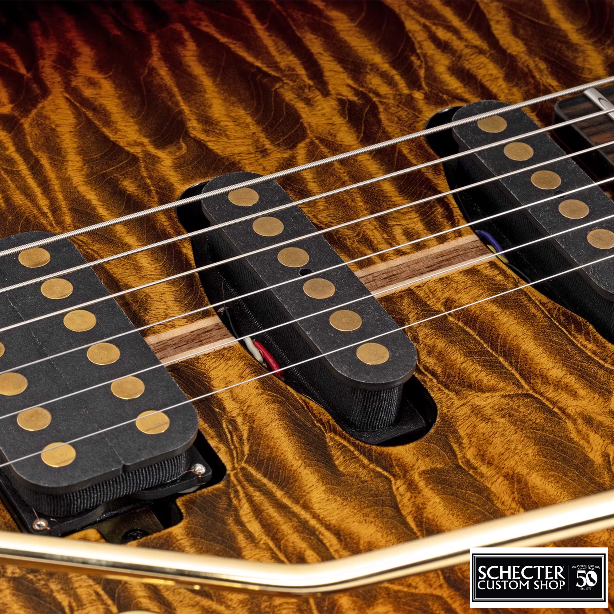 Schecter USA Custom Shop CET 50th Electric Guitar - Golden Anniversary
