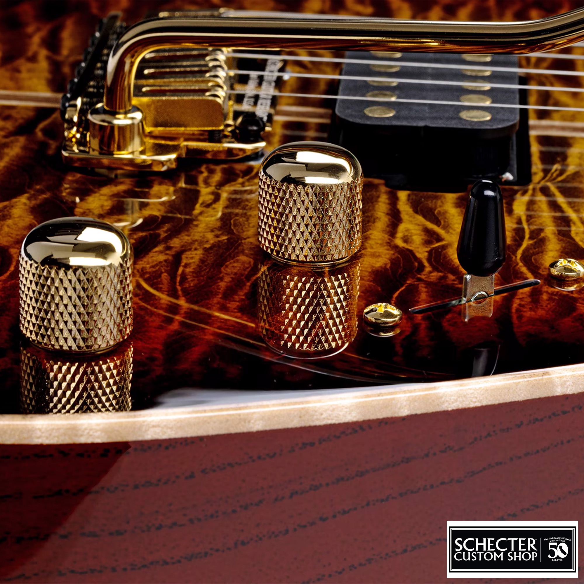 Schecter USA Custom Shop CET 50th Electric Guitar - Golden Anniversary