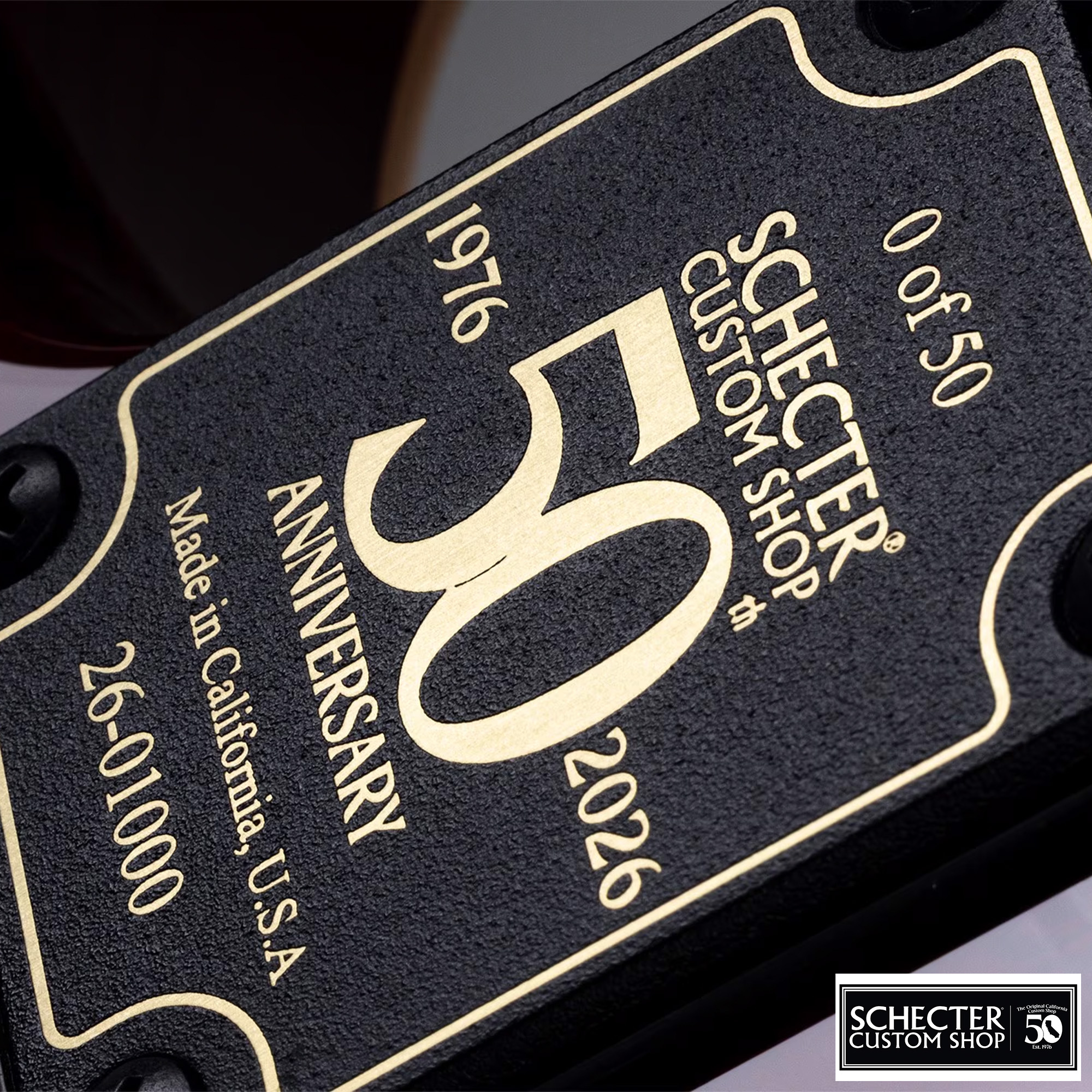 Schecter USA Custom Shop CET 50th Electric Guitar - Golden Anniversary
