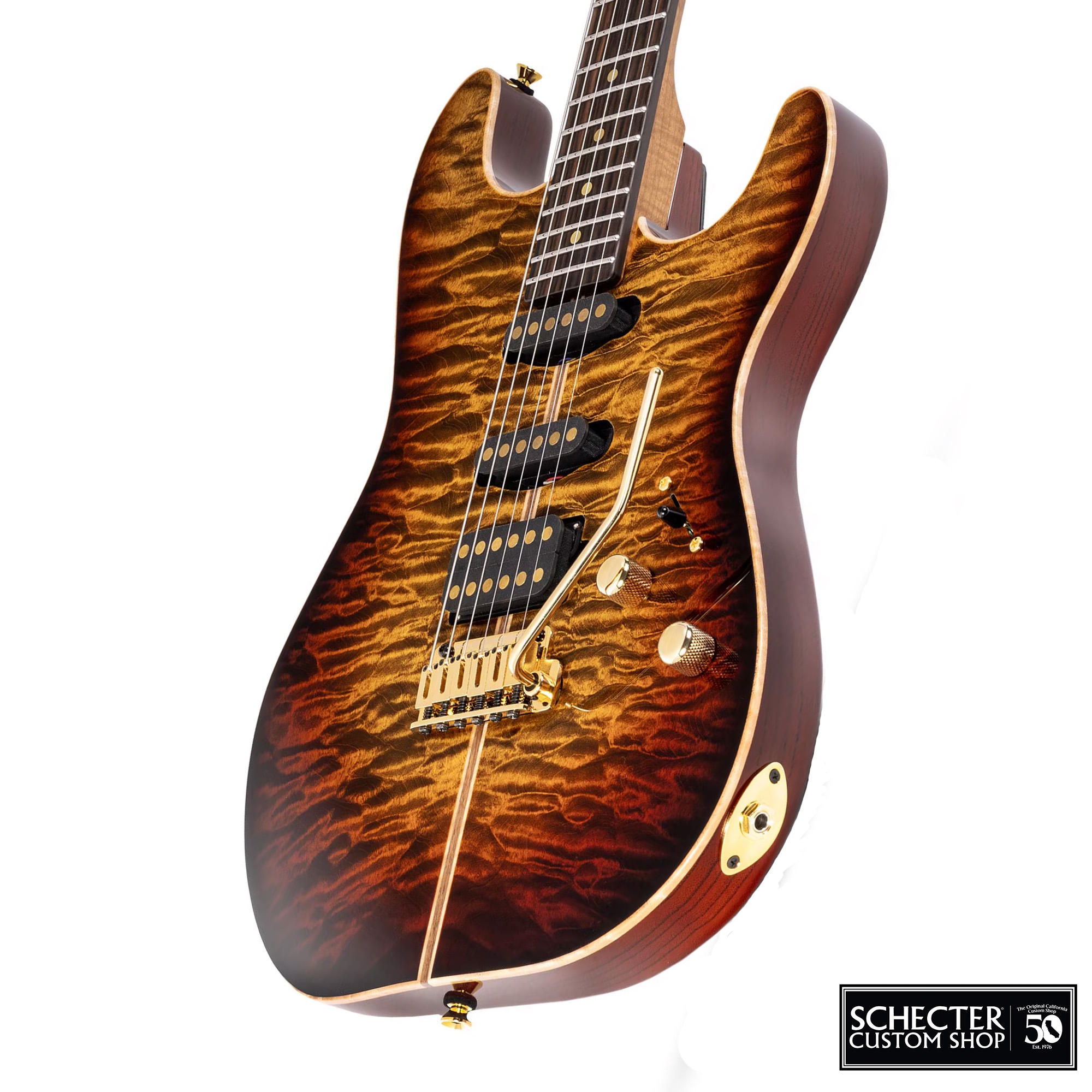 Schecter USA Custom Shop CET 50th Electric Guitar - Golden Anniversary