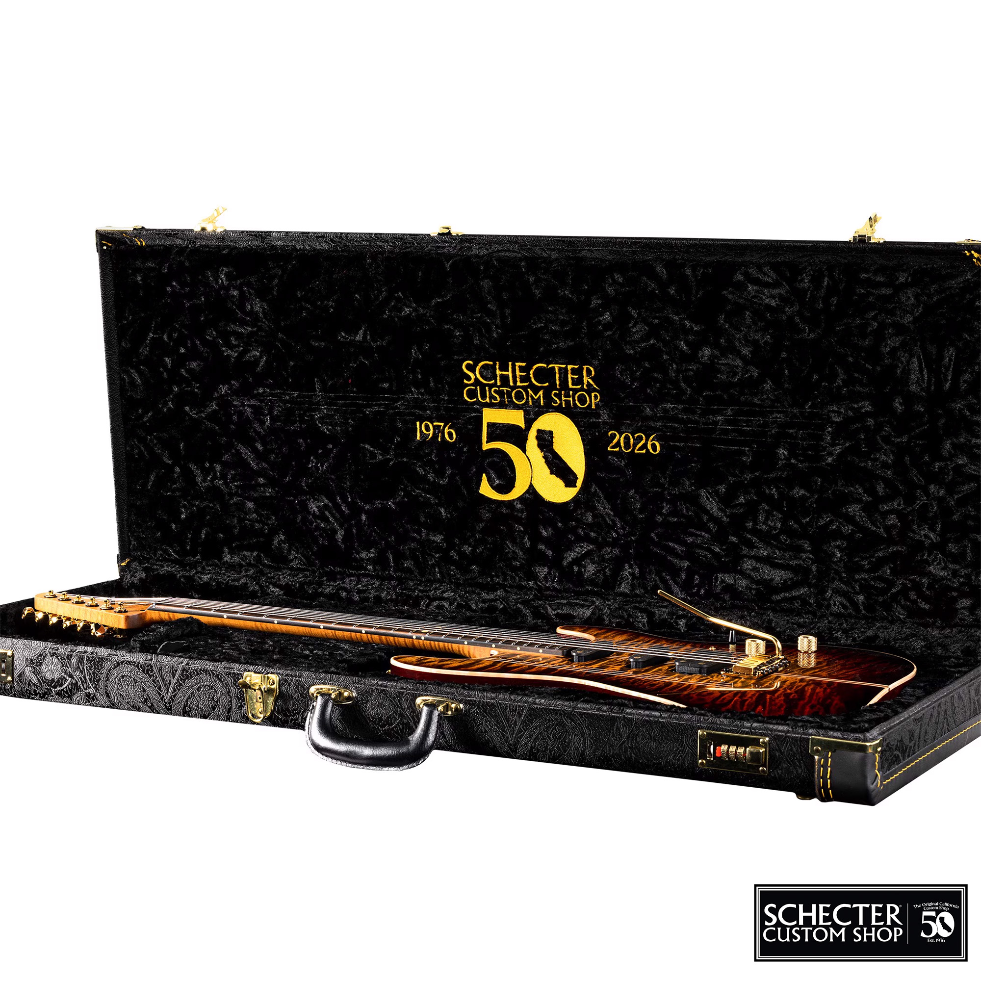 Schecter USA Custom Shop CET 50th Electric Guitar - Golden Anniversary