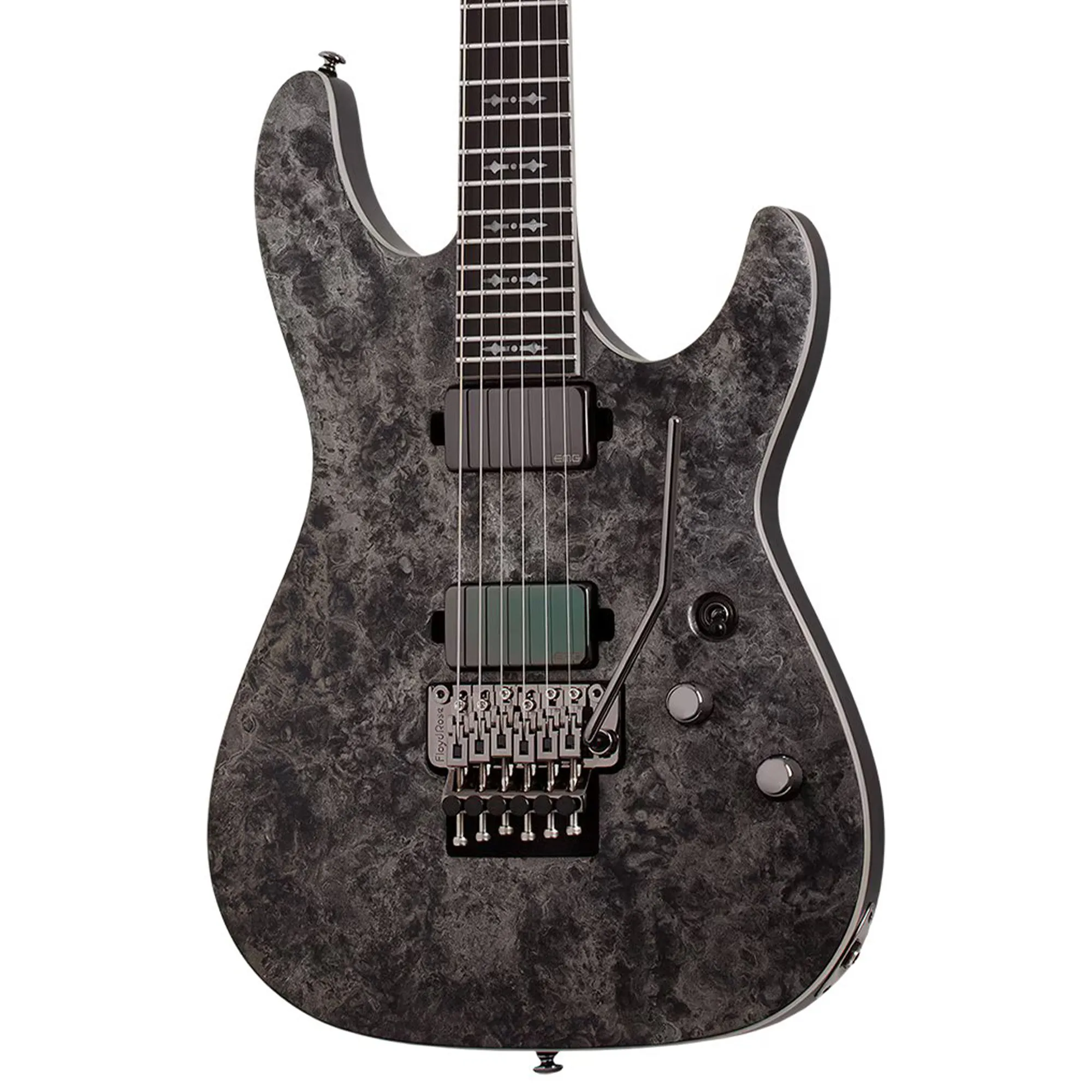 Schecter Electric Guitar Ernie C C-1 - Black Reign