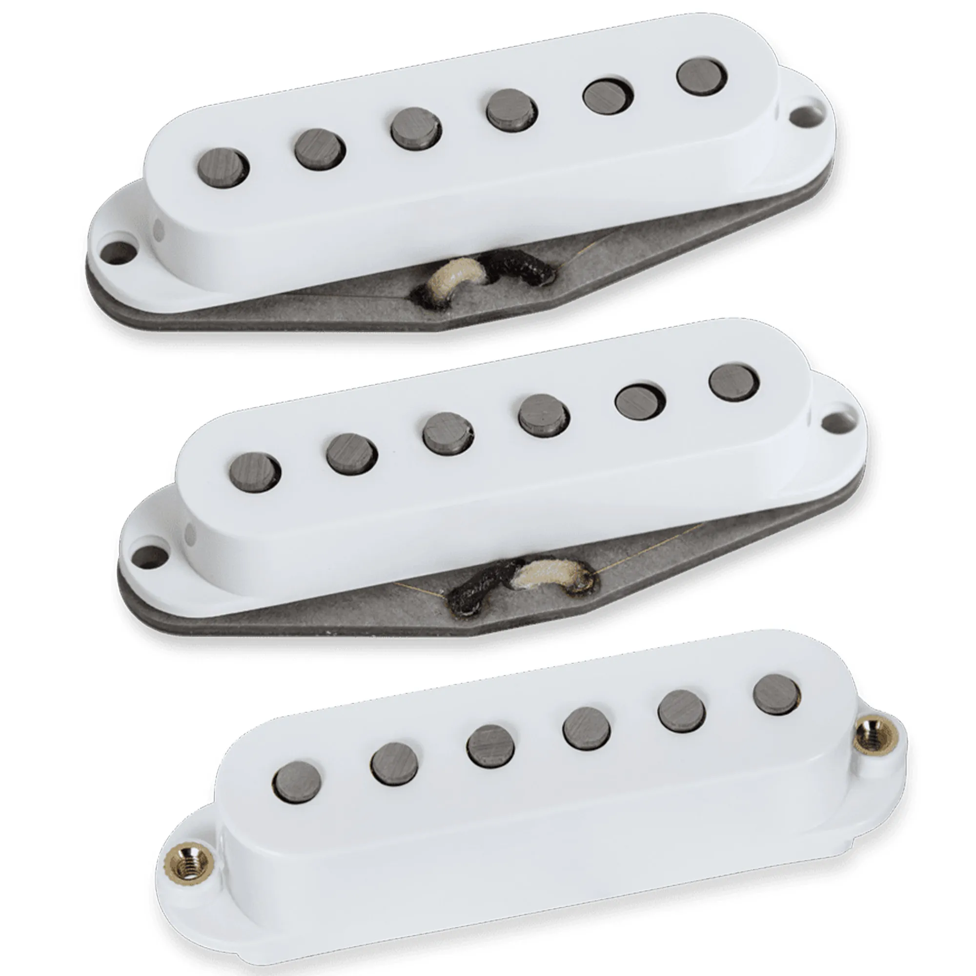 Seymour Duncan 11203-43-W Cory Wong Clean Machine 3 Piece Pickup Set - White