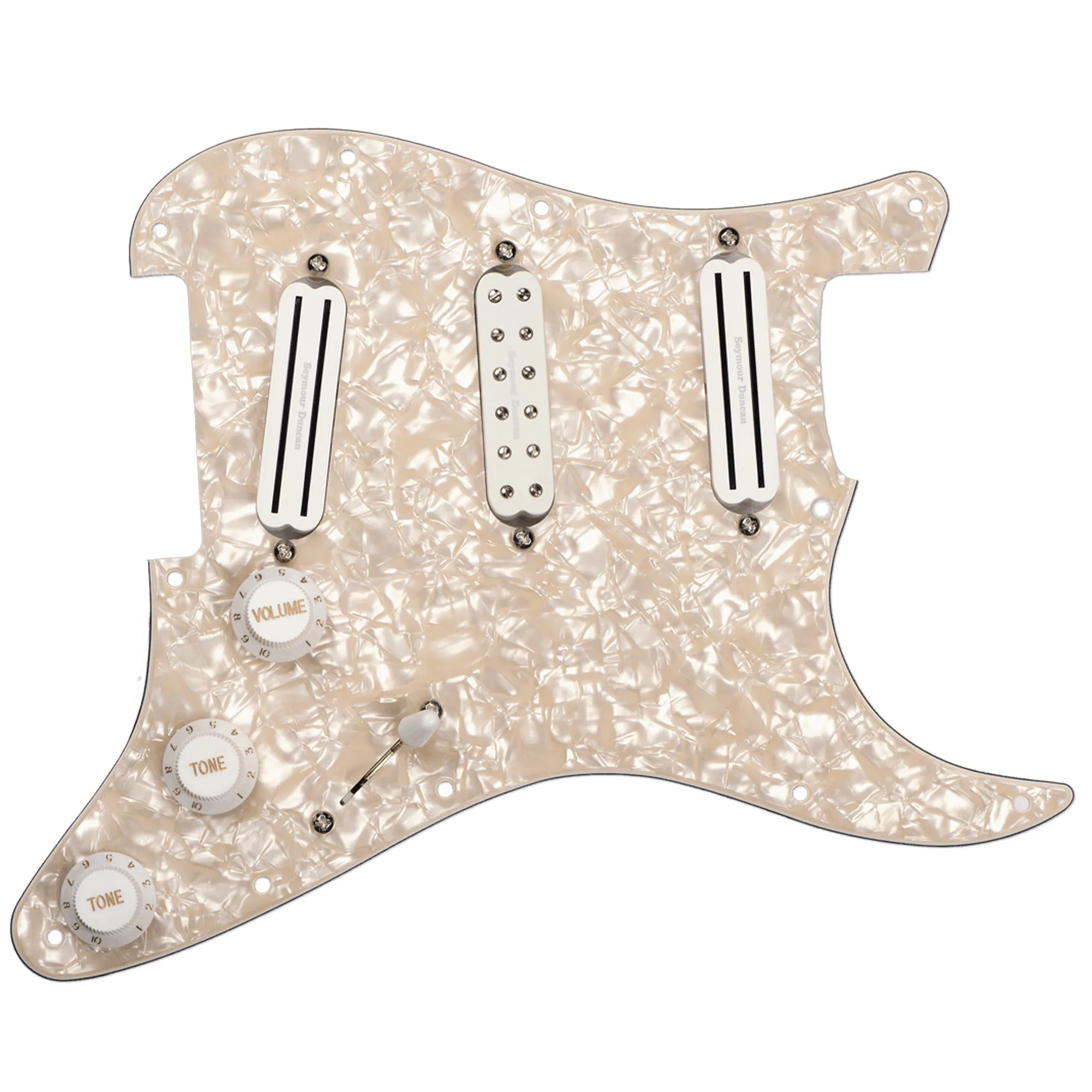 Seymour Duncan 11550-07 Signature Dave Murray Loaded Pickguard - Pearl