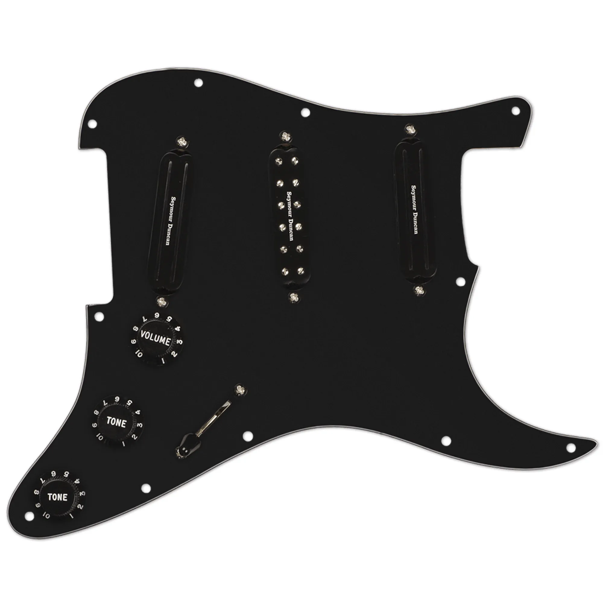 Seymour Duncan 11550-07-B Signature Dave Murray Loaded Pickguard - Black