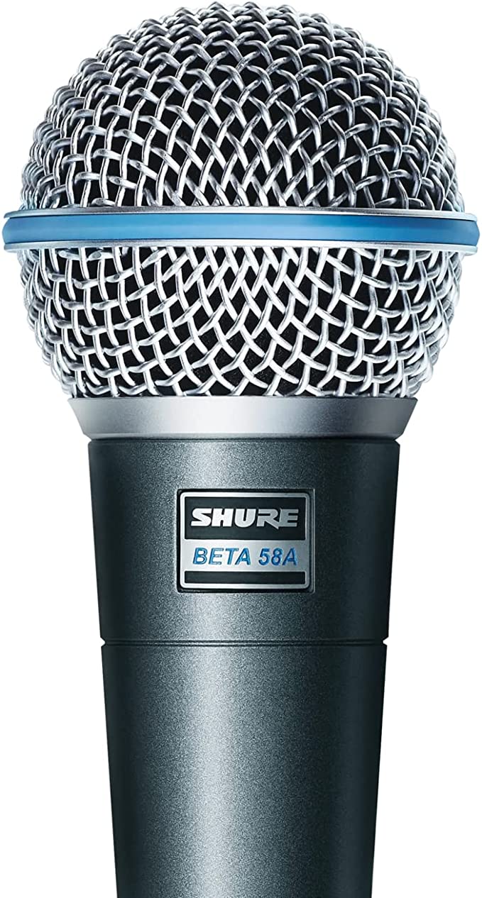 Shure Beta 58A Supercardioid Dynamic Vocal Microphone