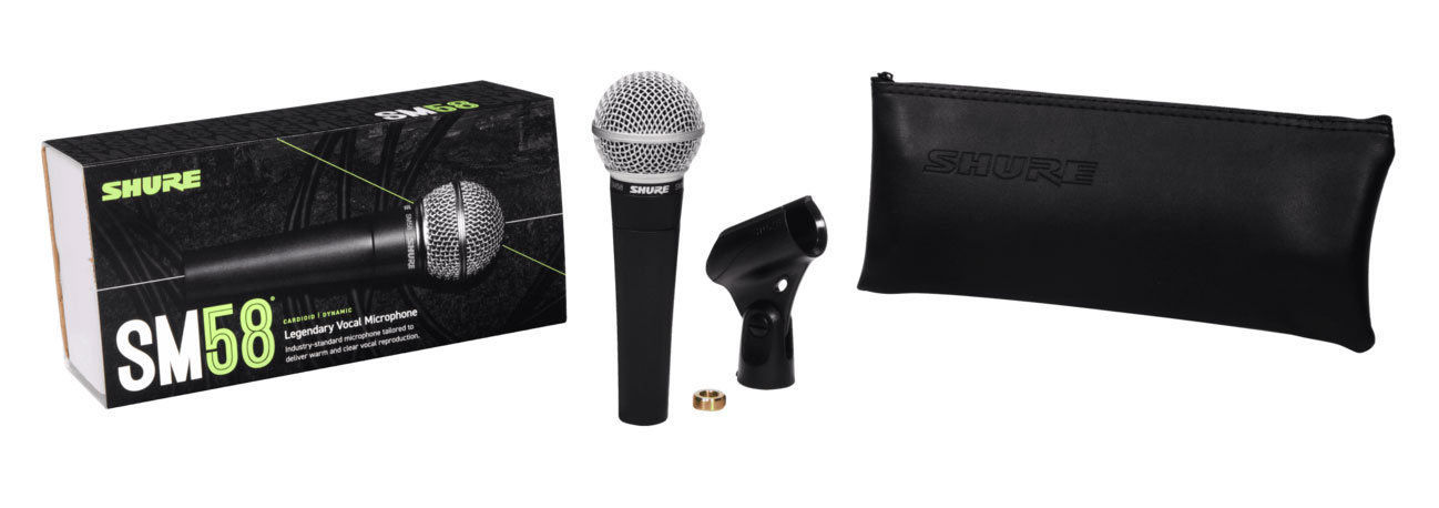 Shure SM58-LCE-X Cardioid Dynamic Vocal Microphone SM58