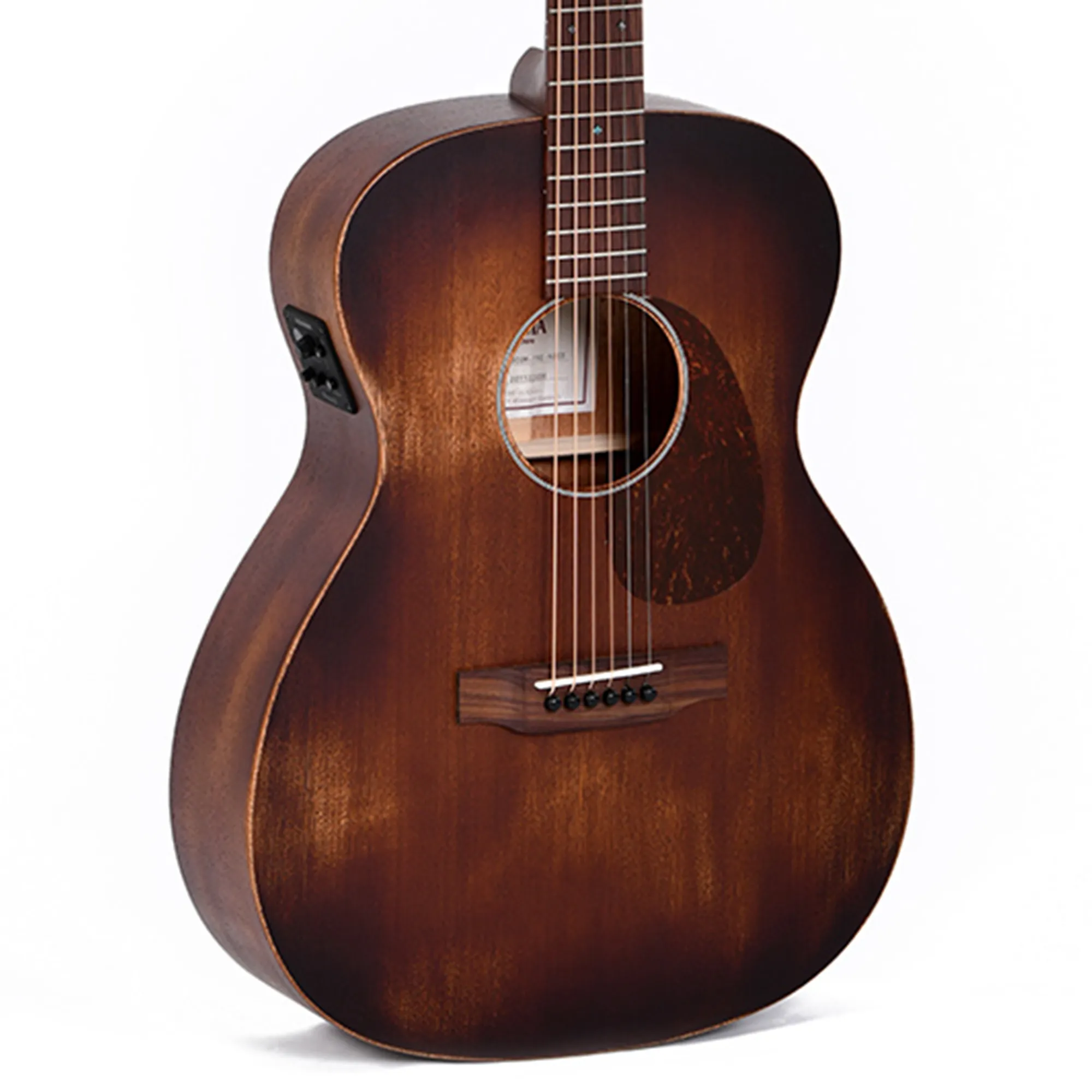 Sigma 000-14 Fret Solid Mahogany Semi Acoustic Guitar Distressed Satin - Mahogany