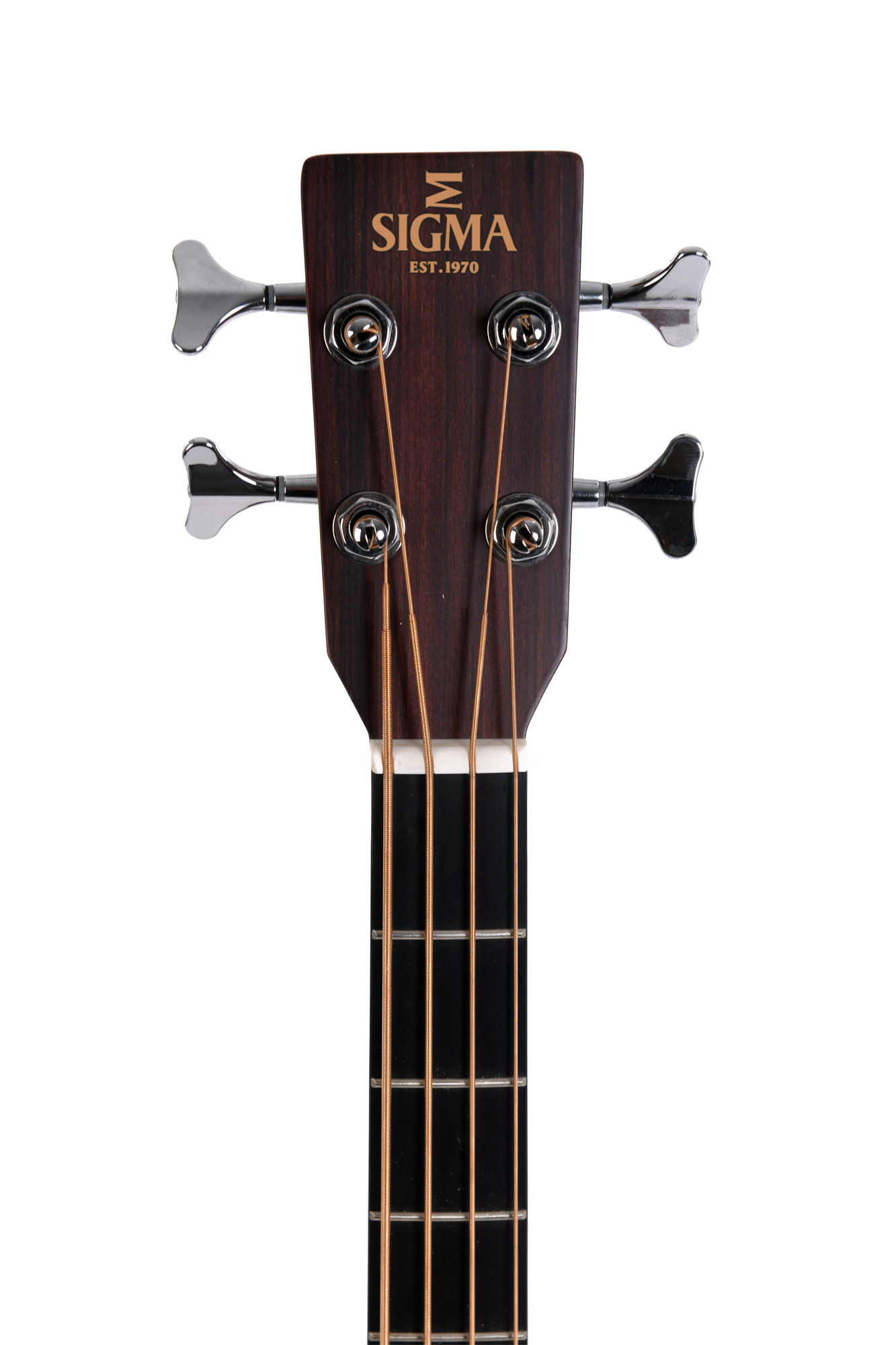 Sigma J-14 Fret Solid Top Sitka Spruce Semi Acoustic Bass - 4 String_B stock