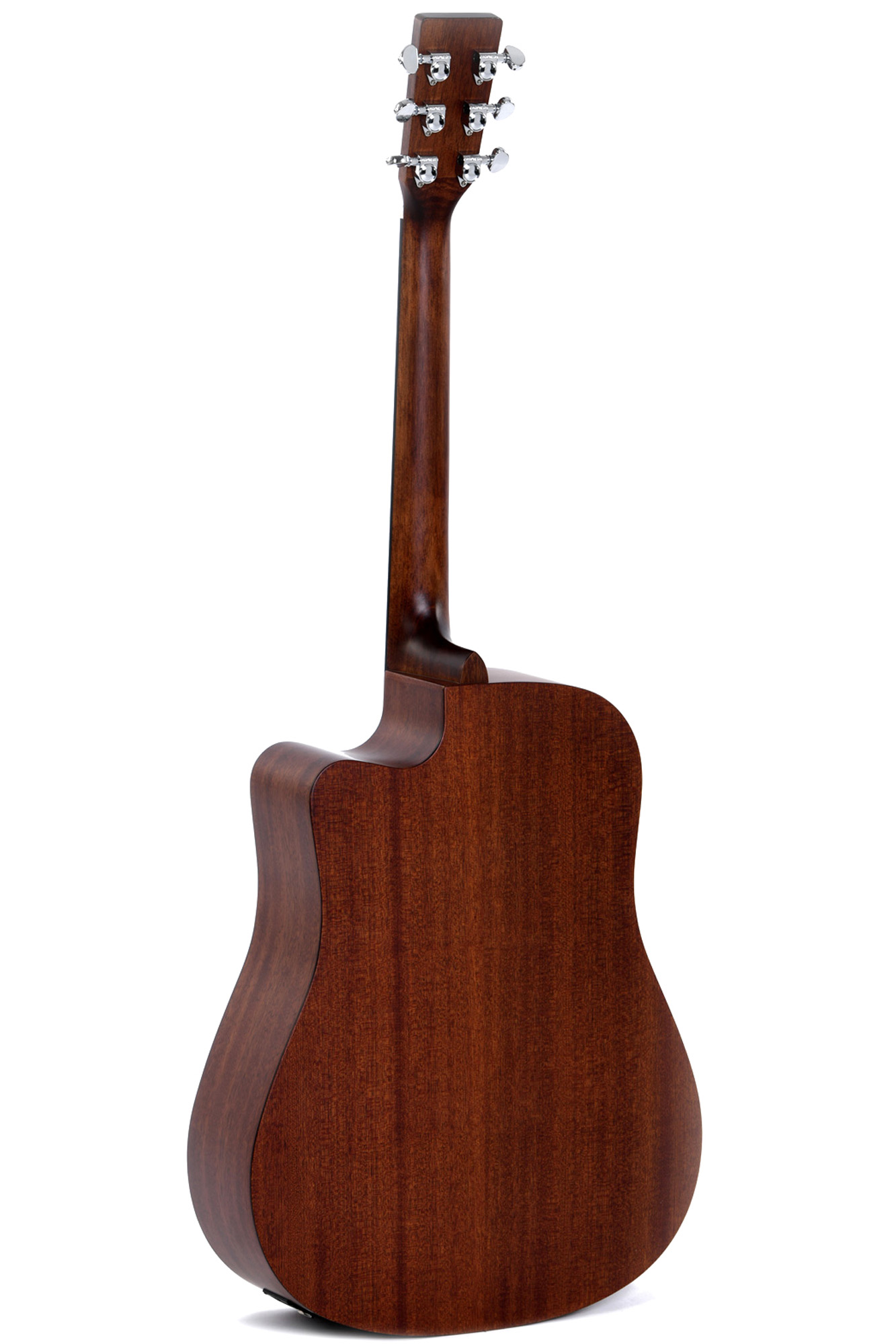 Sigma DMC-15E Cutaway Semi Acoustic Guitar - Mahogany Satin