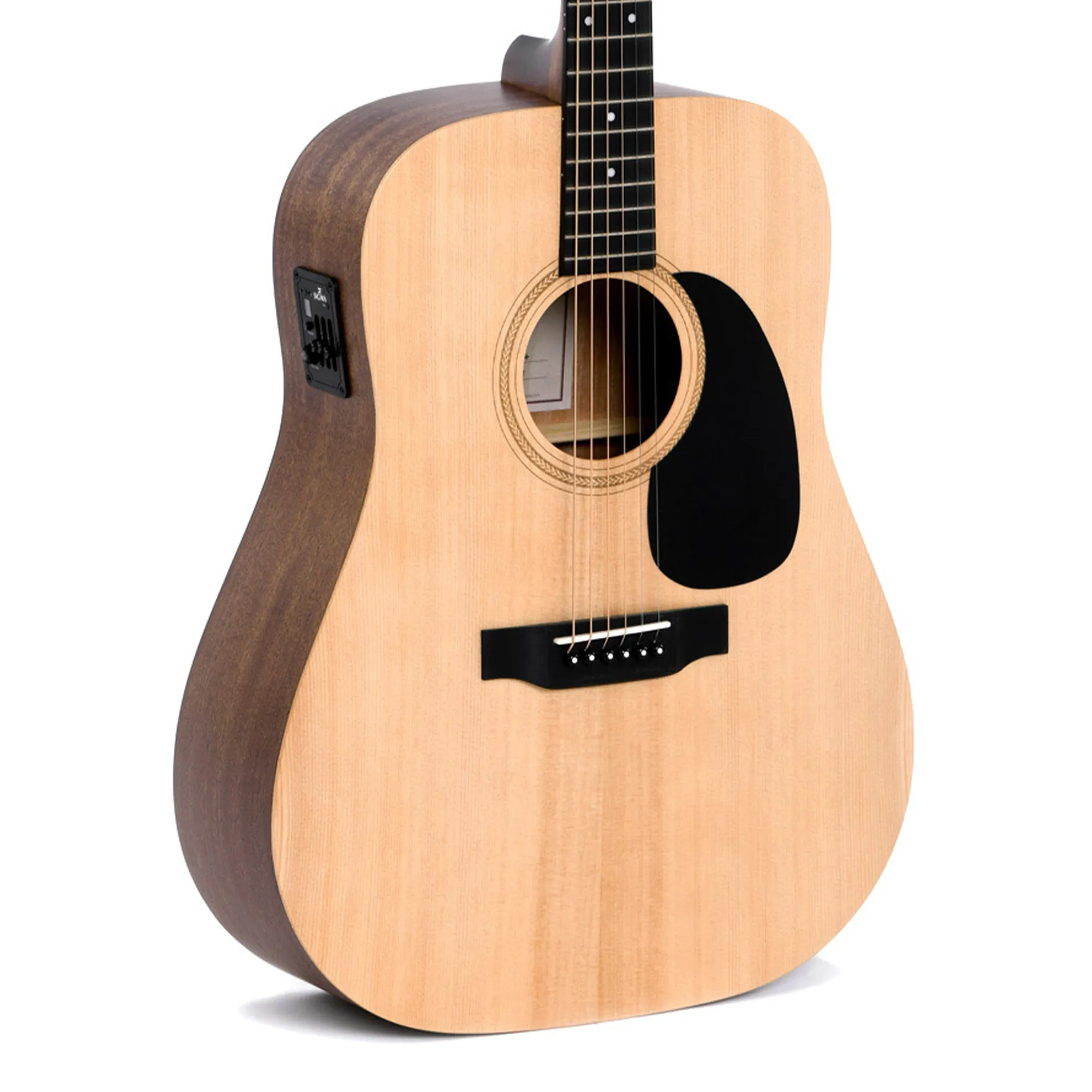 Sigma D-14 Fret Dreadnought Semi Acoustic Guitar - Natural