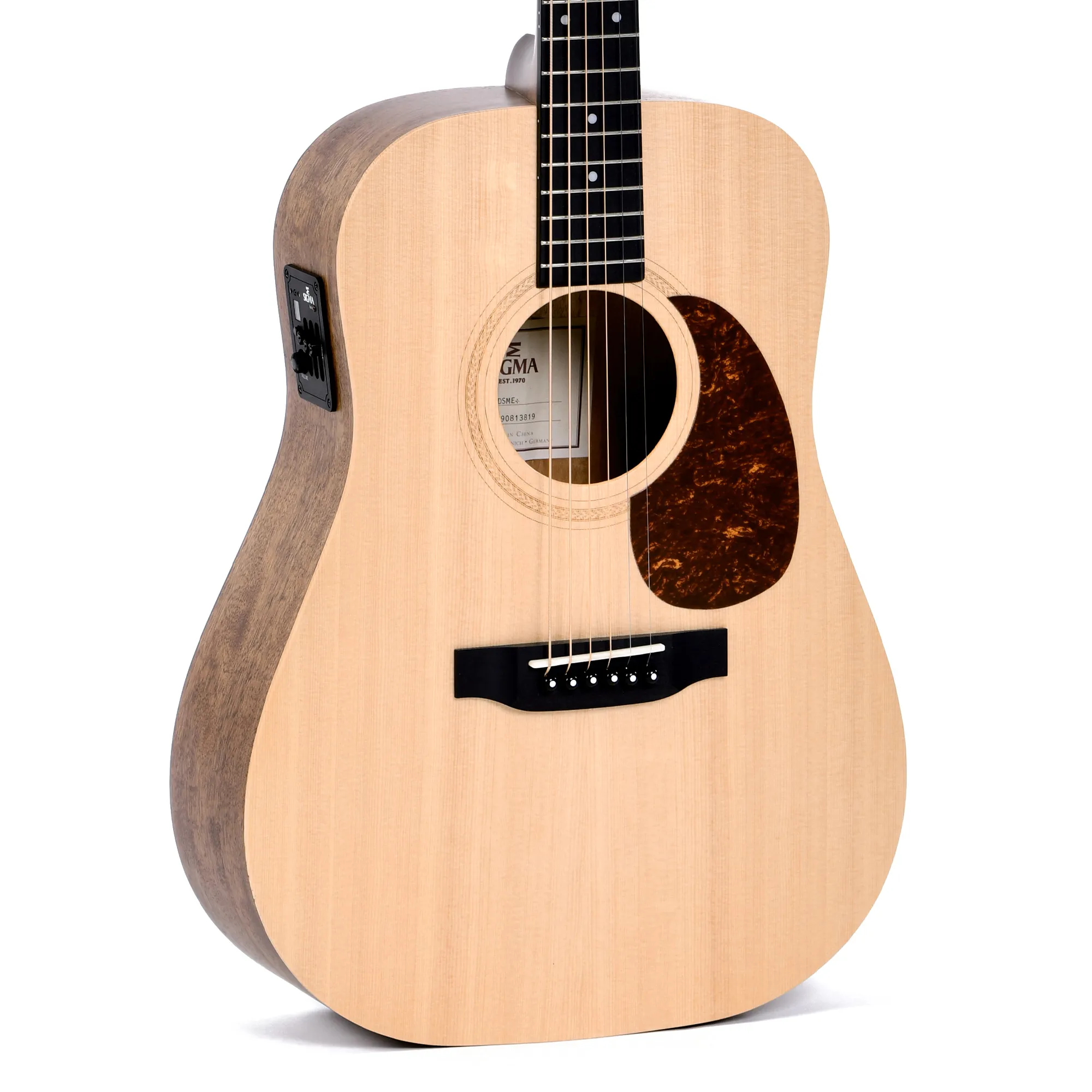Sigma D Shortscale 14 Fret 000 Semi Acoustic Guitar - Natural