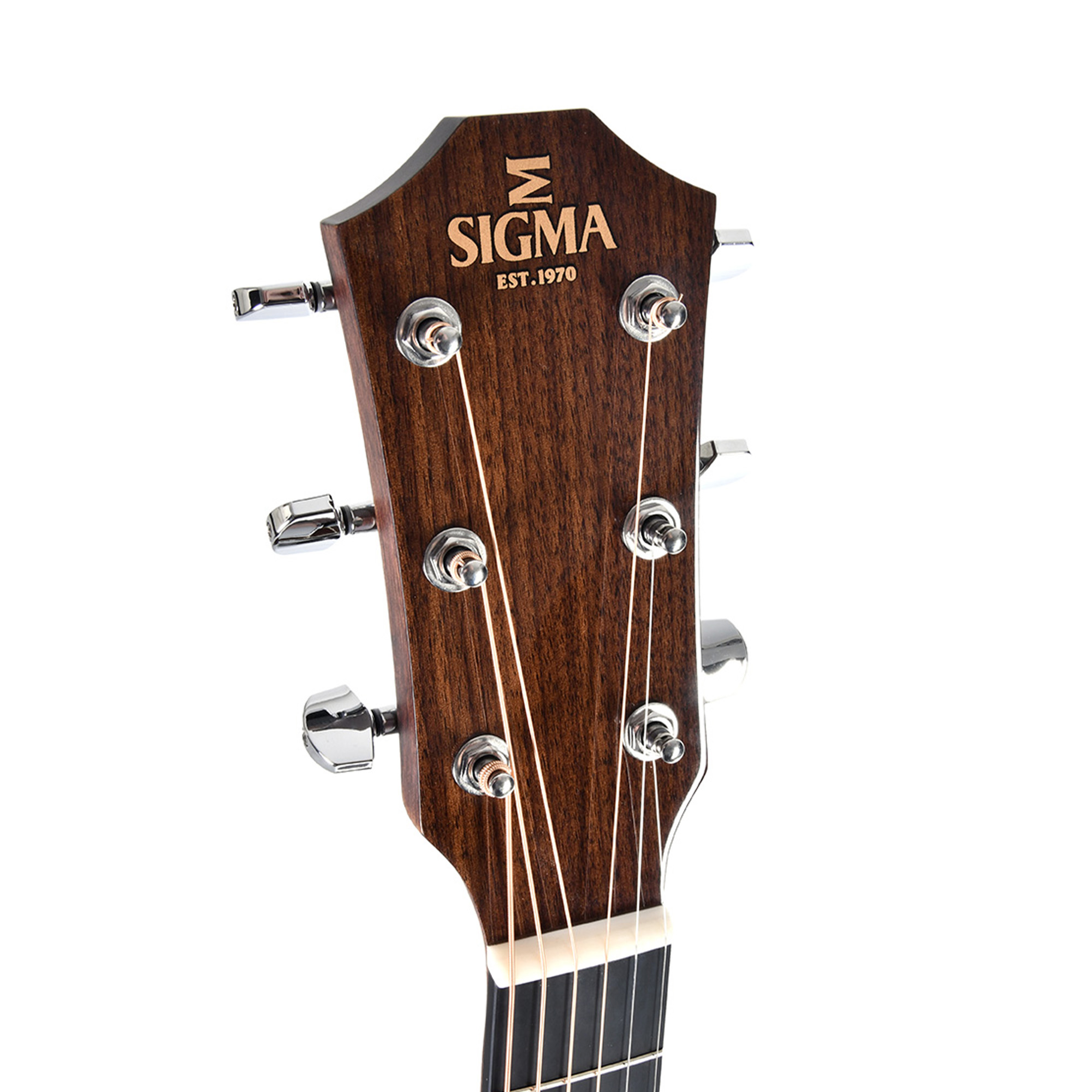 Sigma Grand OM-14 Fret Acoustic Cutaway Guitar - Dark Mahogany