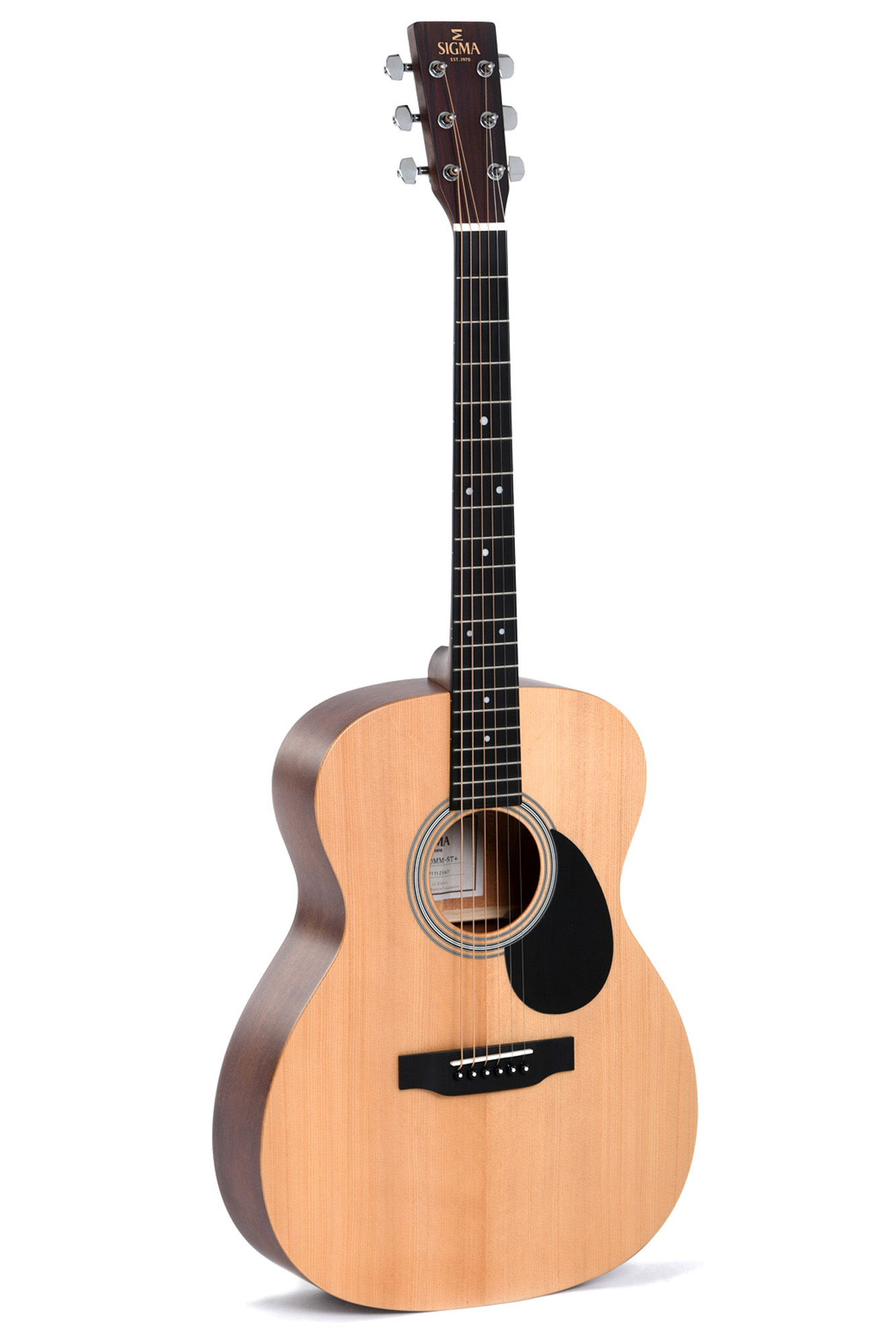 Sigma OM-14 Fret Solid Top Sitka Spruce Acoustic Guitar - Natural